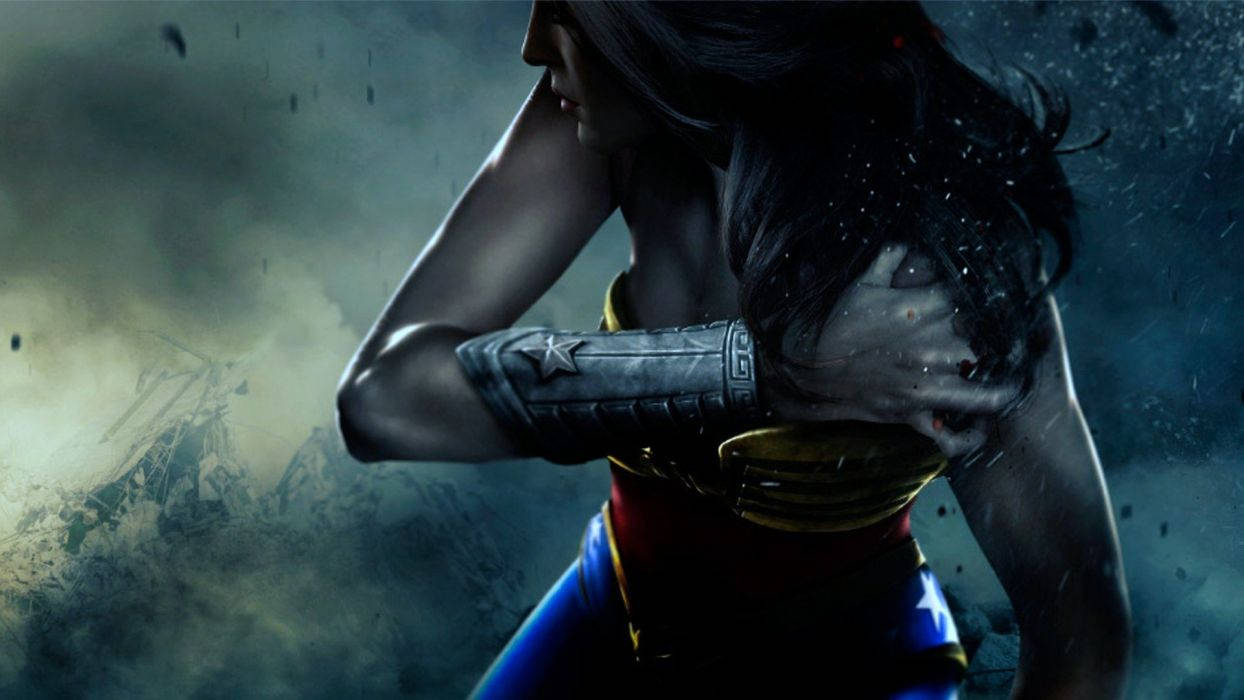 Wounded Wonder Woman Background