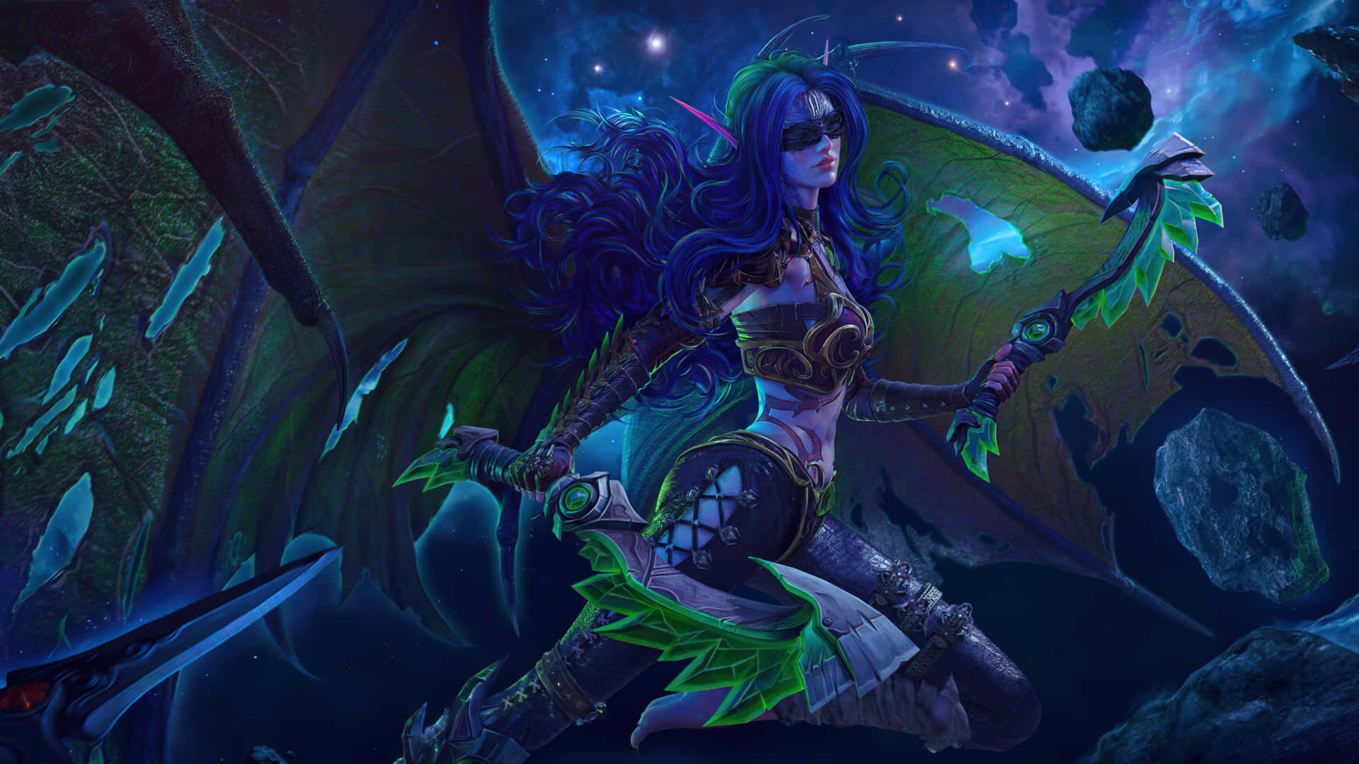 Wow 4k Illidari Demon Hunter Background
