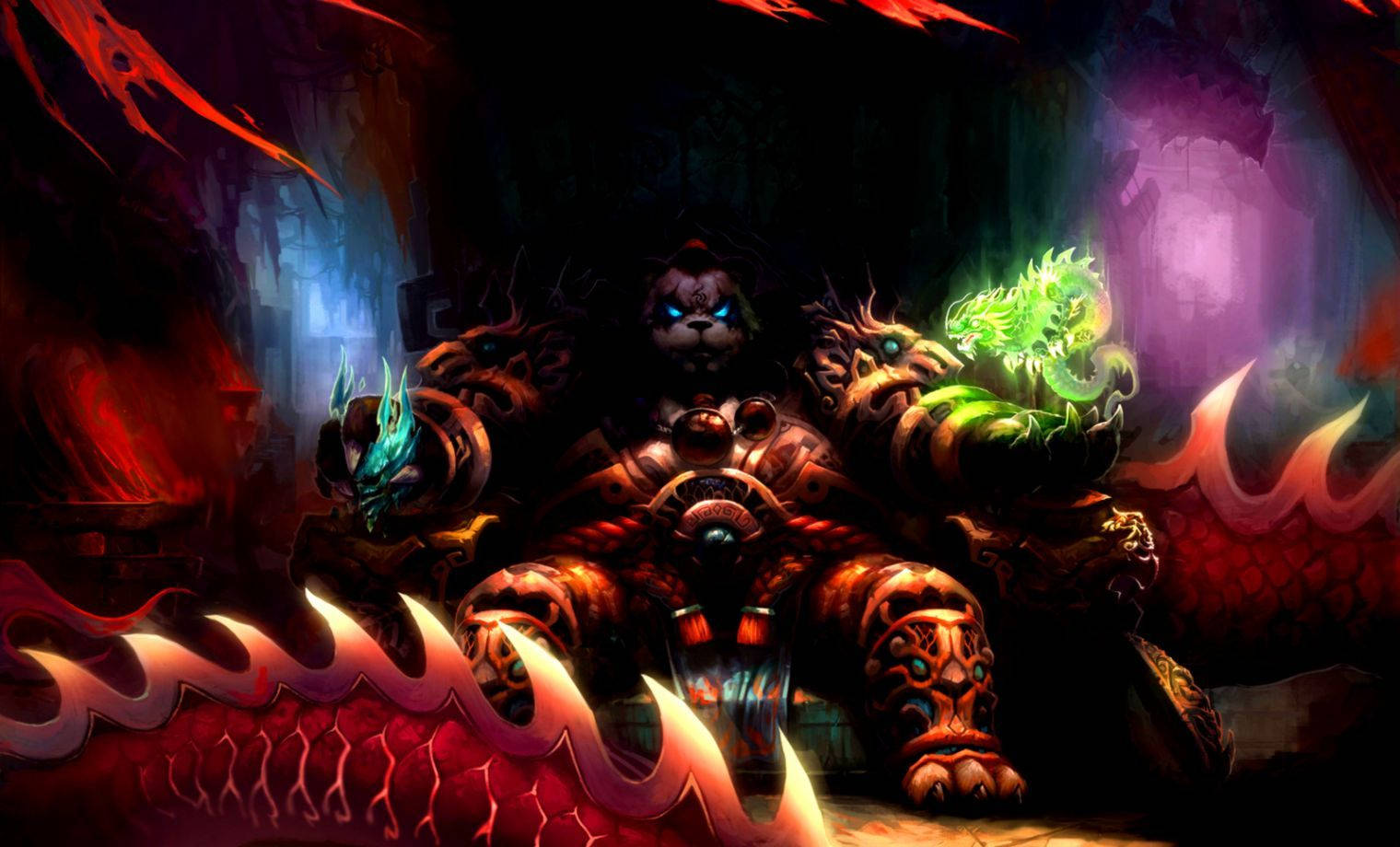 Wow Chen Stormstout Sitting Intimidatingly