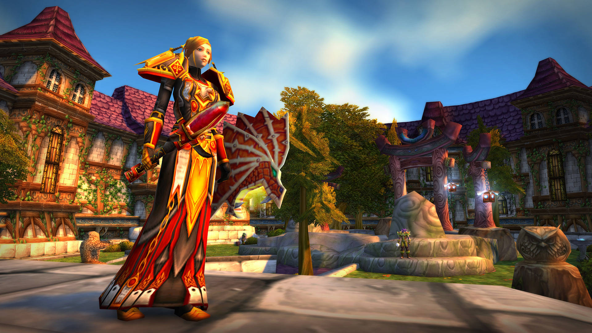 Wow Classic Female Warrior Background