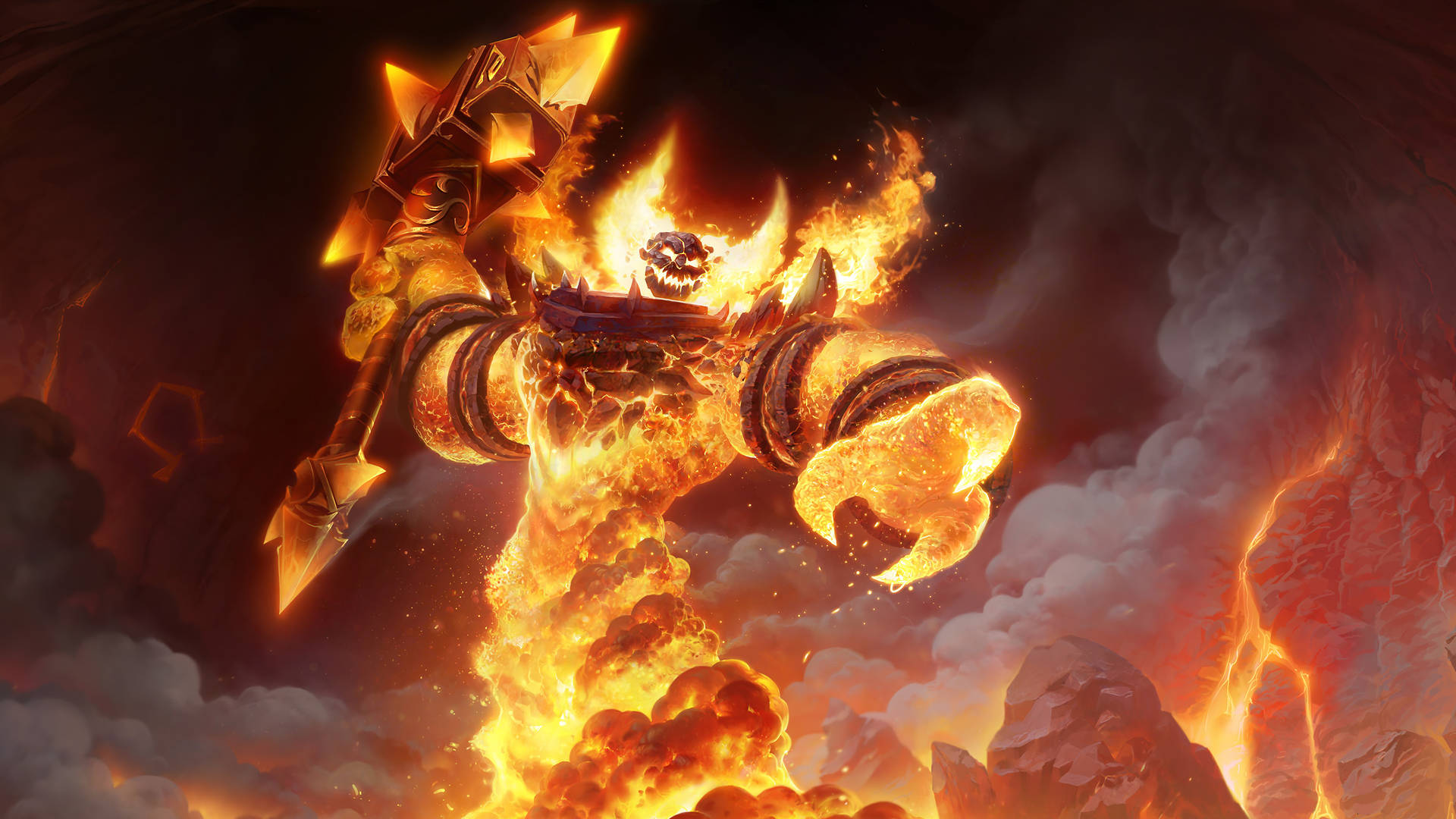 Wow Classic Fire Elemental Background