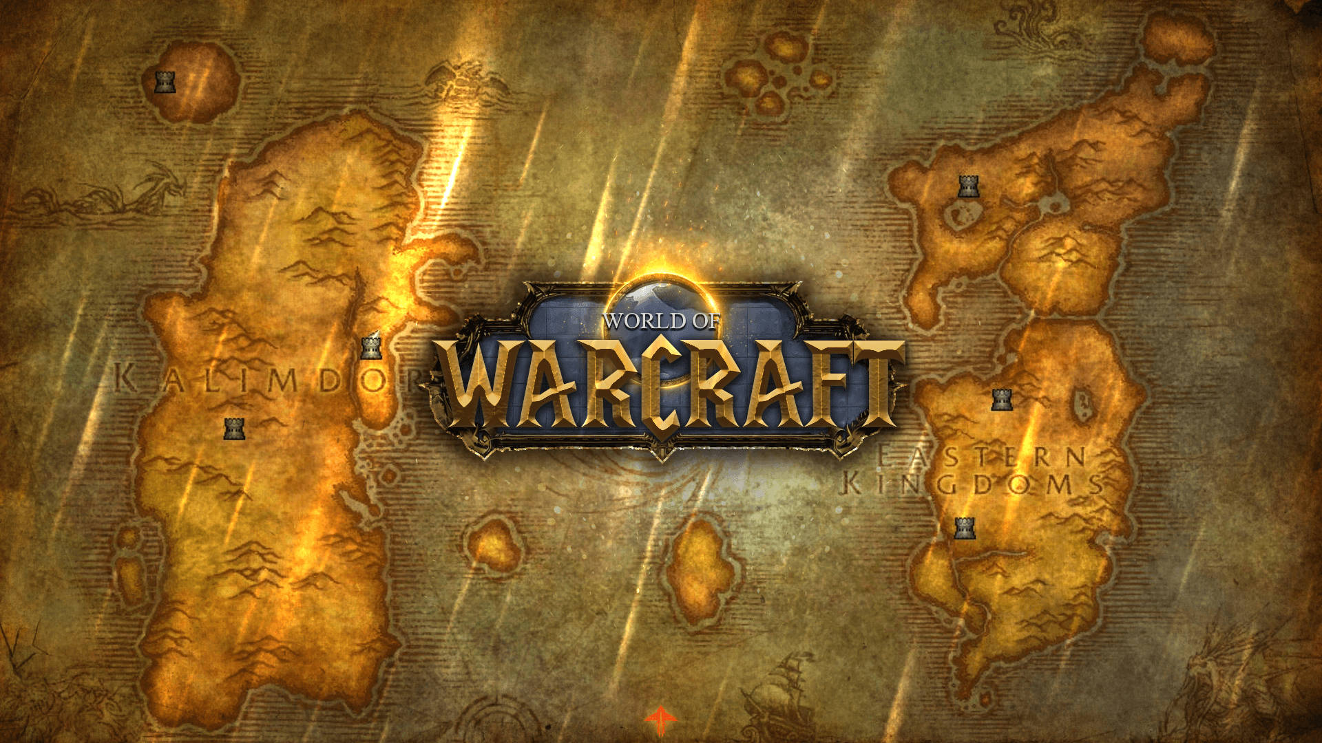 Wow Classic Map Logo Background