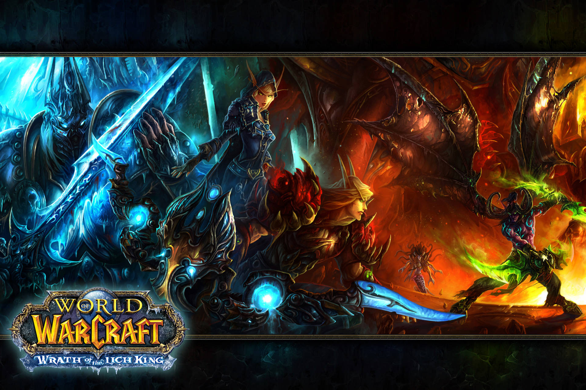 Wrath Of The Lich King Bosses Background