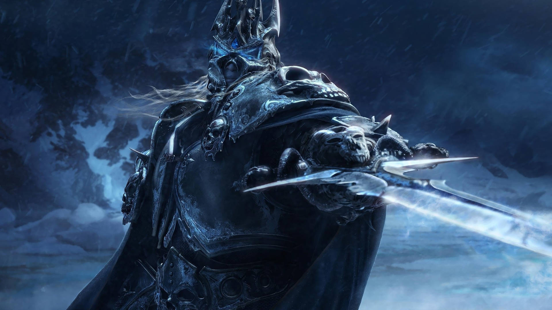 Wrath Of The Lich King Frostmourne Background