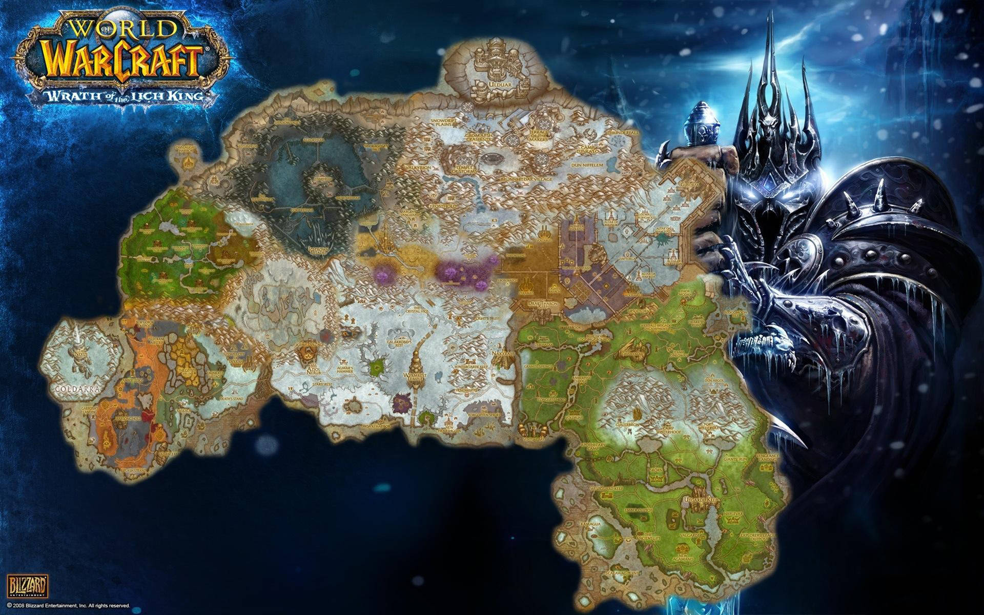 Wrath Of The Lich King Map Background