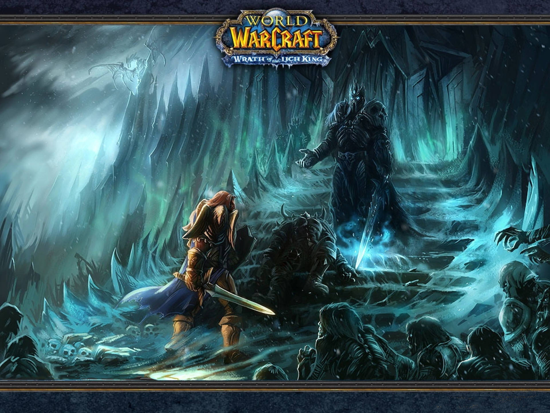 Wrath Of The Lich King Stairway Background