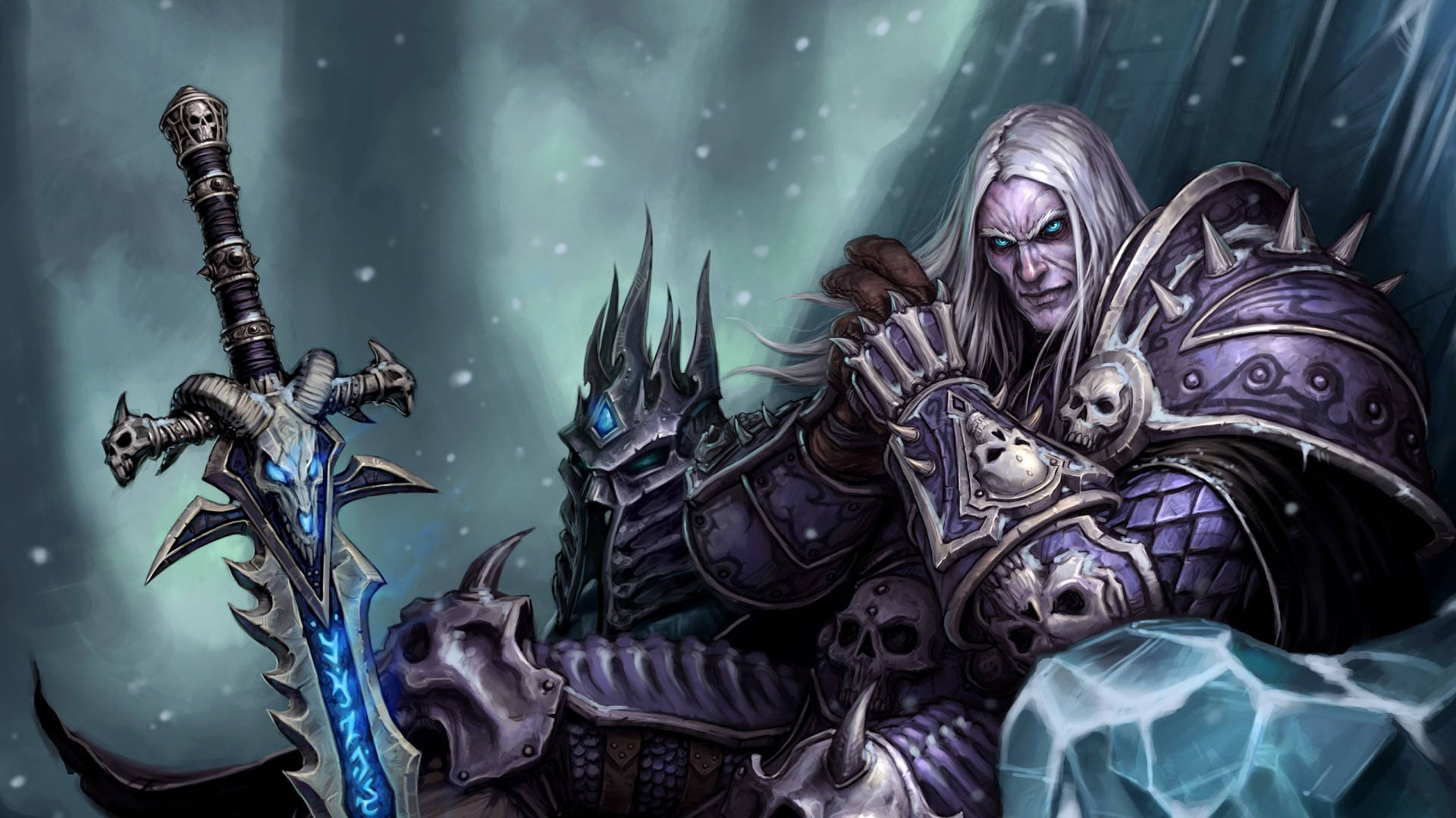 Wrath Of The Lich King Throne Background