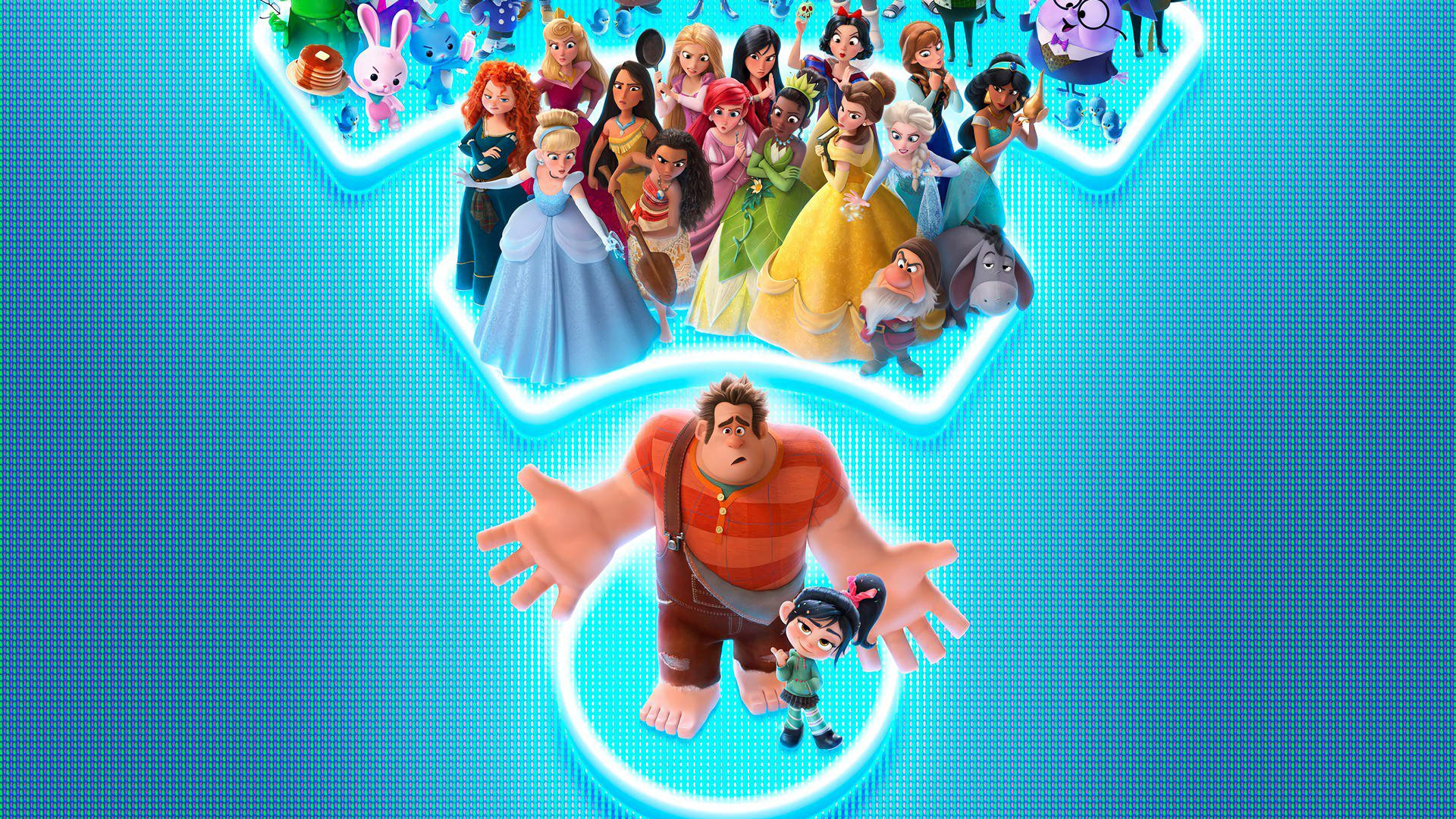 Wreck-it Ralph 2 Internet Characters Background