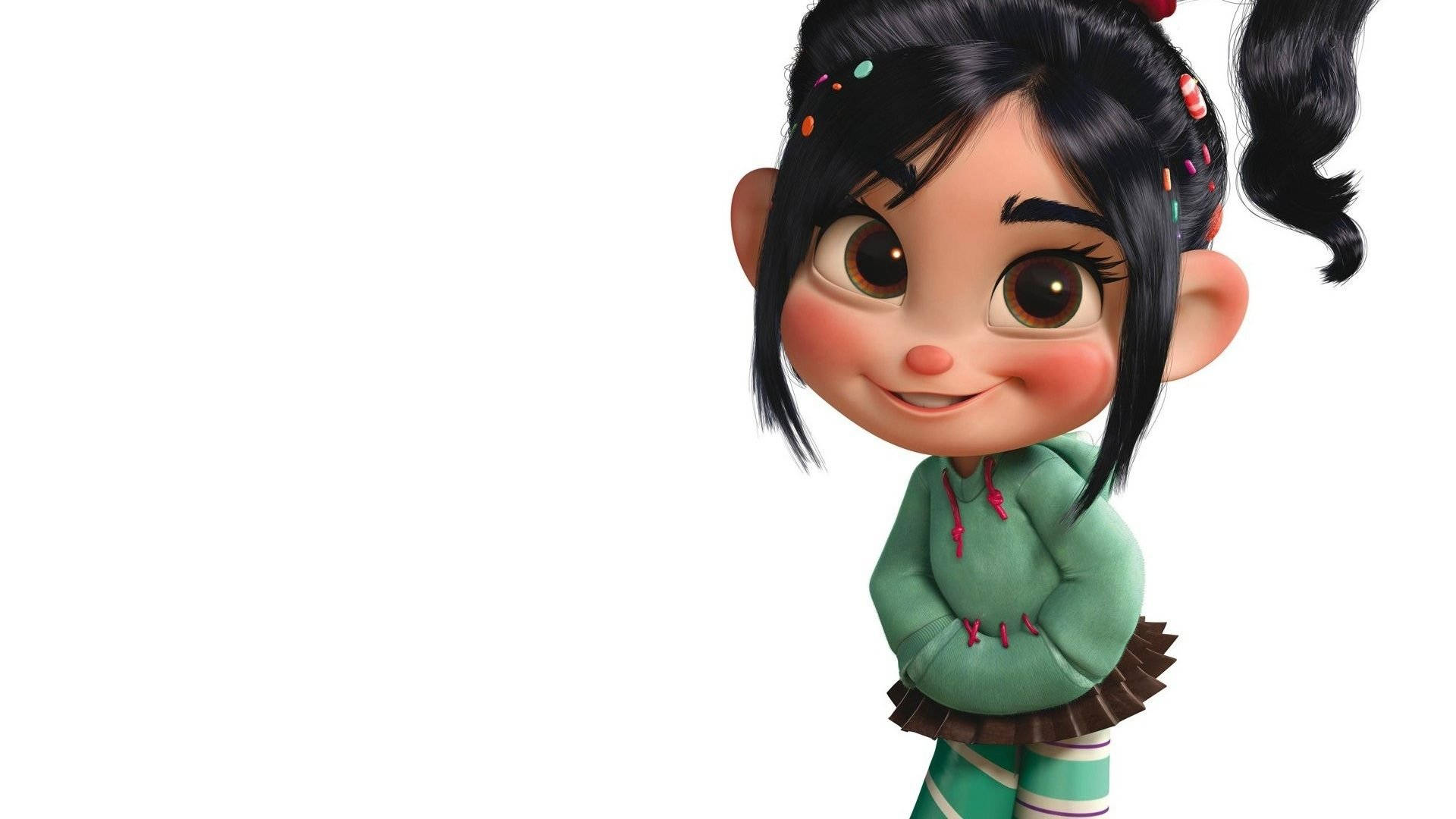 Wreck-it Ralph Cute Vanellope Background