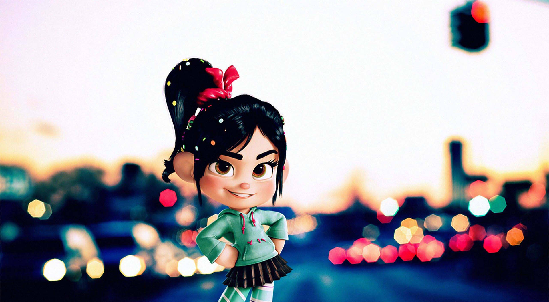 Wreck-it Ralph Vanellope Colorful Illustration