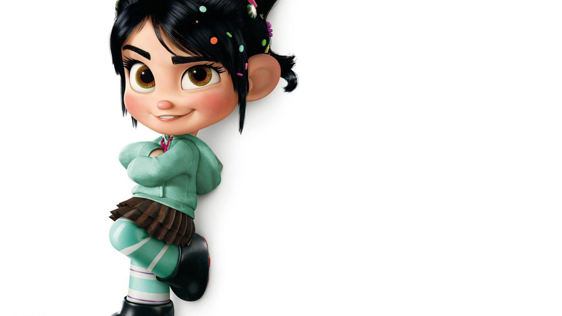 Wreck-it Ralph Vanellope Crossed Arms Background