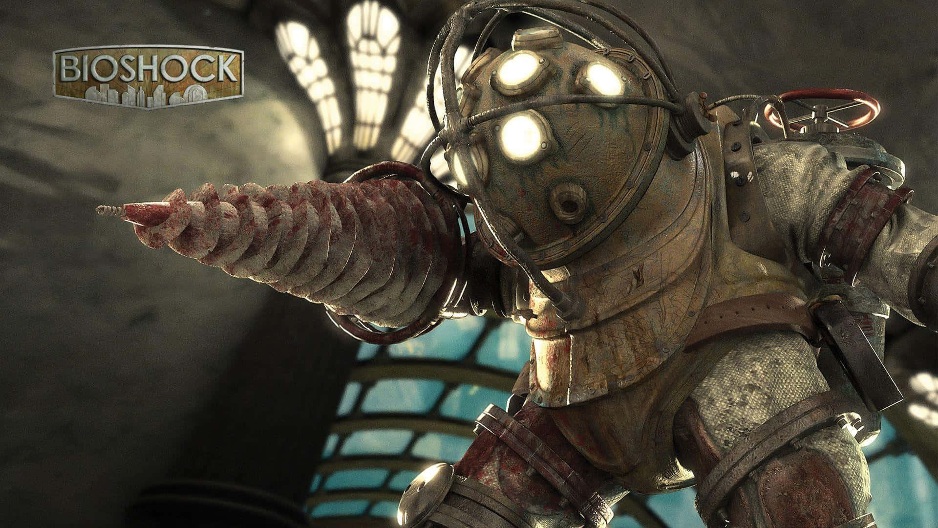 “wrench Wielding In Rapture” Background