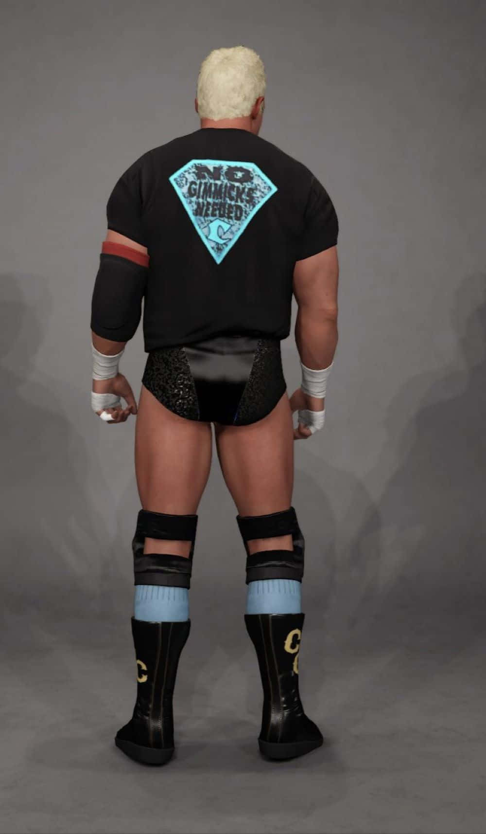 Wrestler_ Back_ View_ No_ Gimmicks_ Needed Background