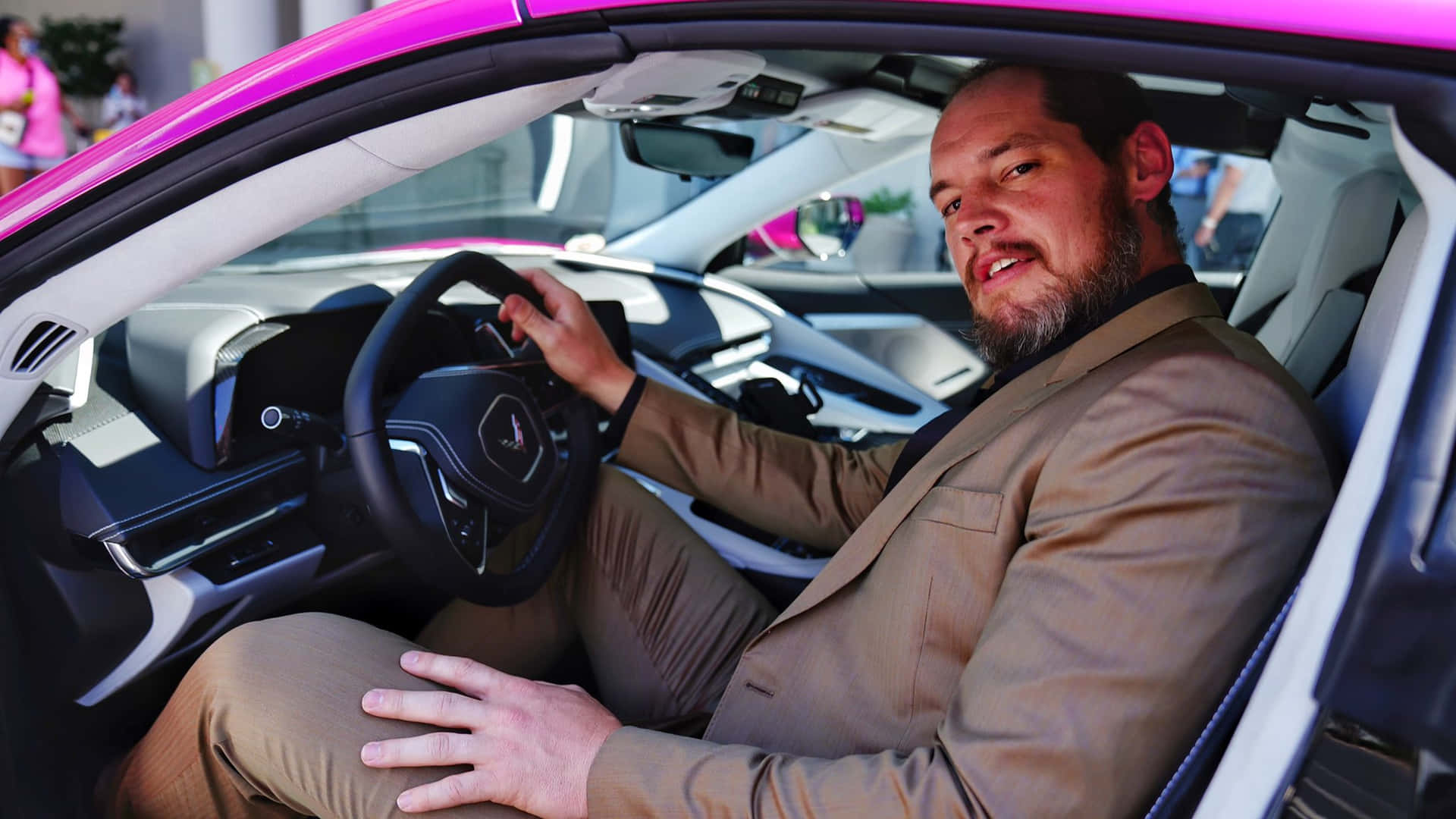 Wrestler Baron Corbin Car