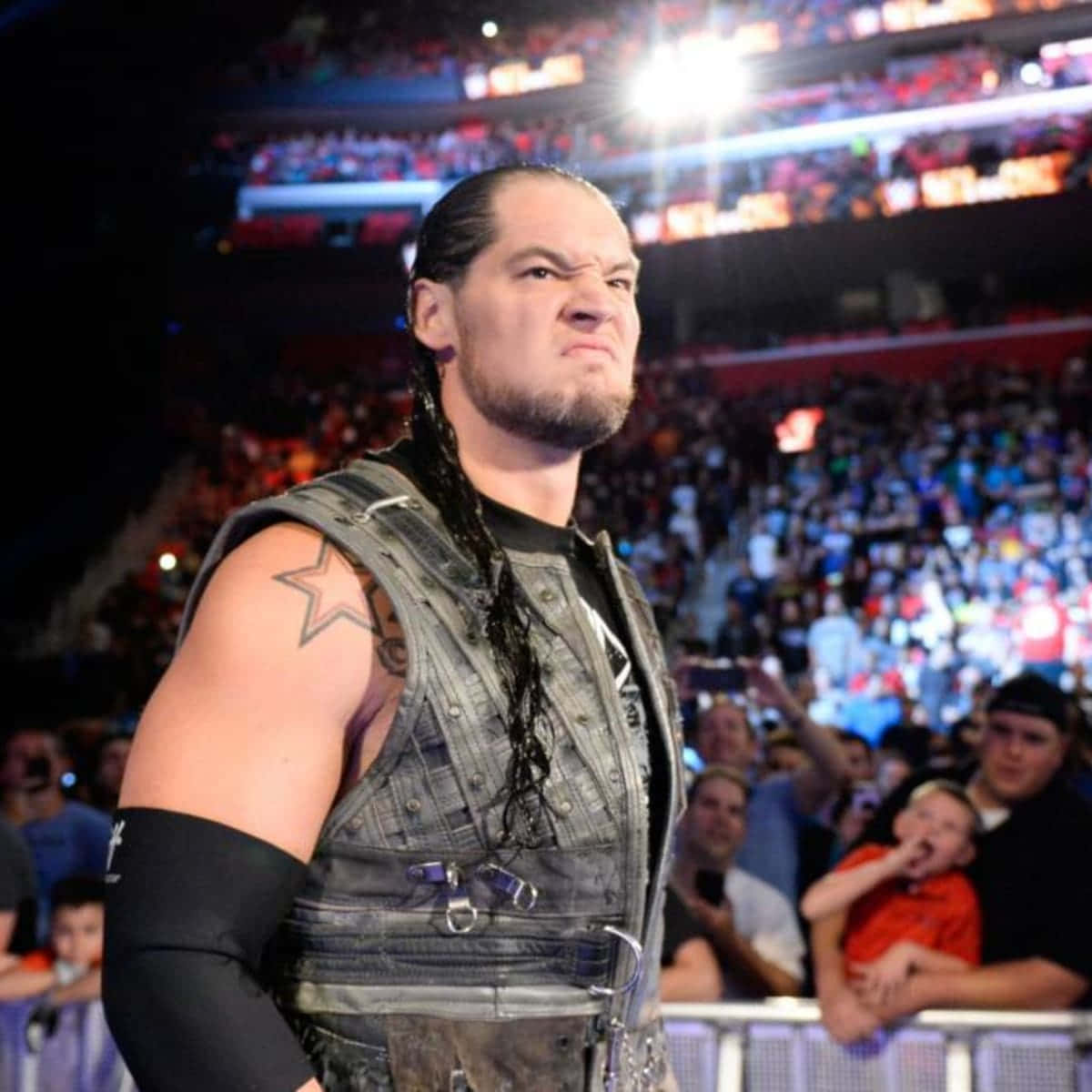 Wrestler Baron Corbin Close-up Shot