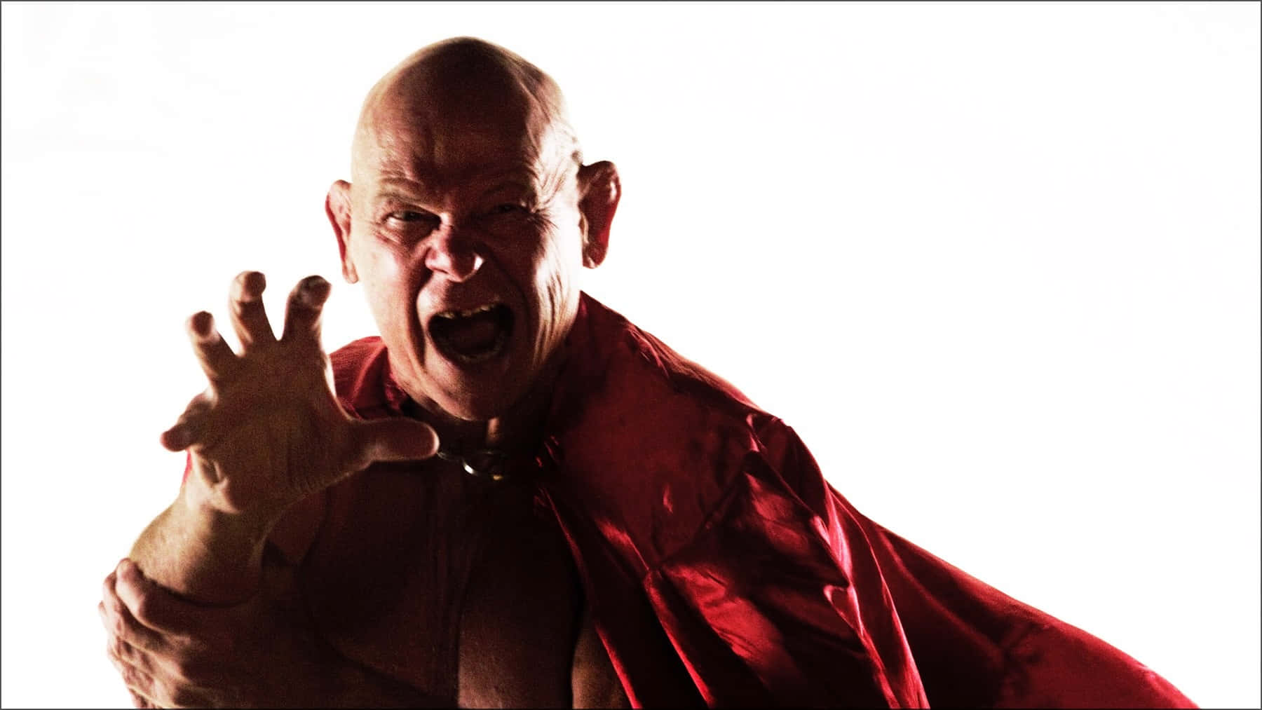 Wrestler Baron Von Raschke In His Documentary Show Background