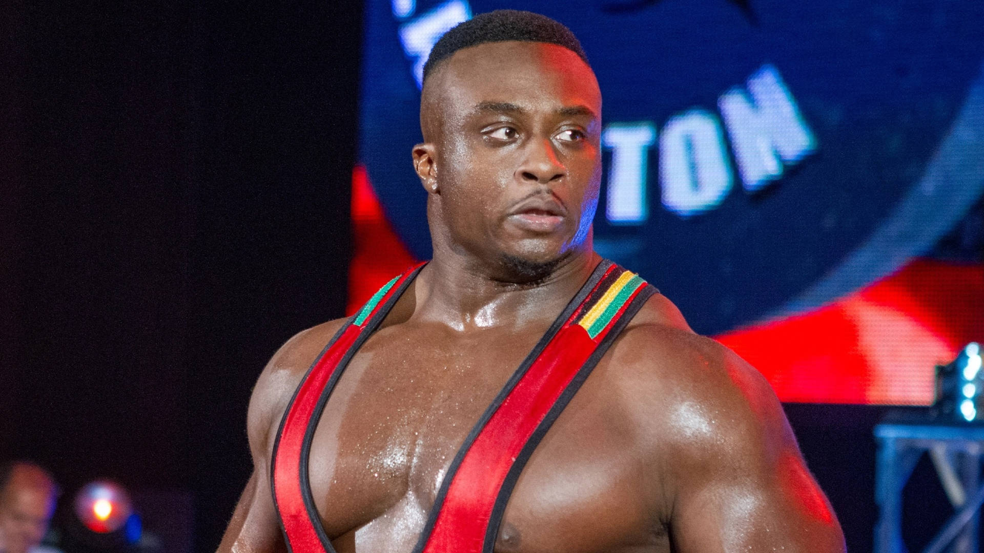 Wrestler Big E In Red