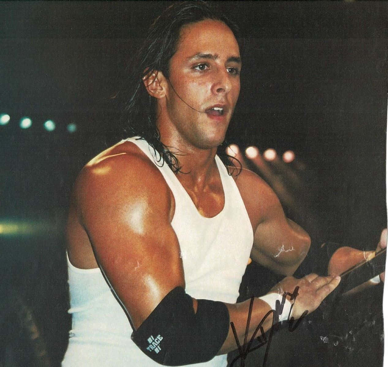 Wrestler Billy Kidman Autographed Photo Background