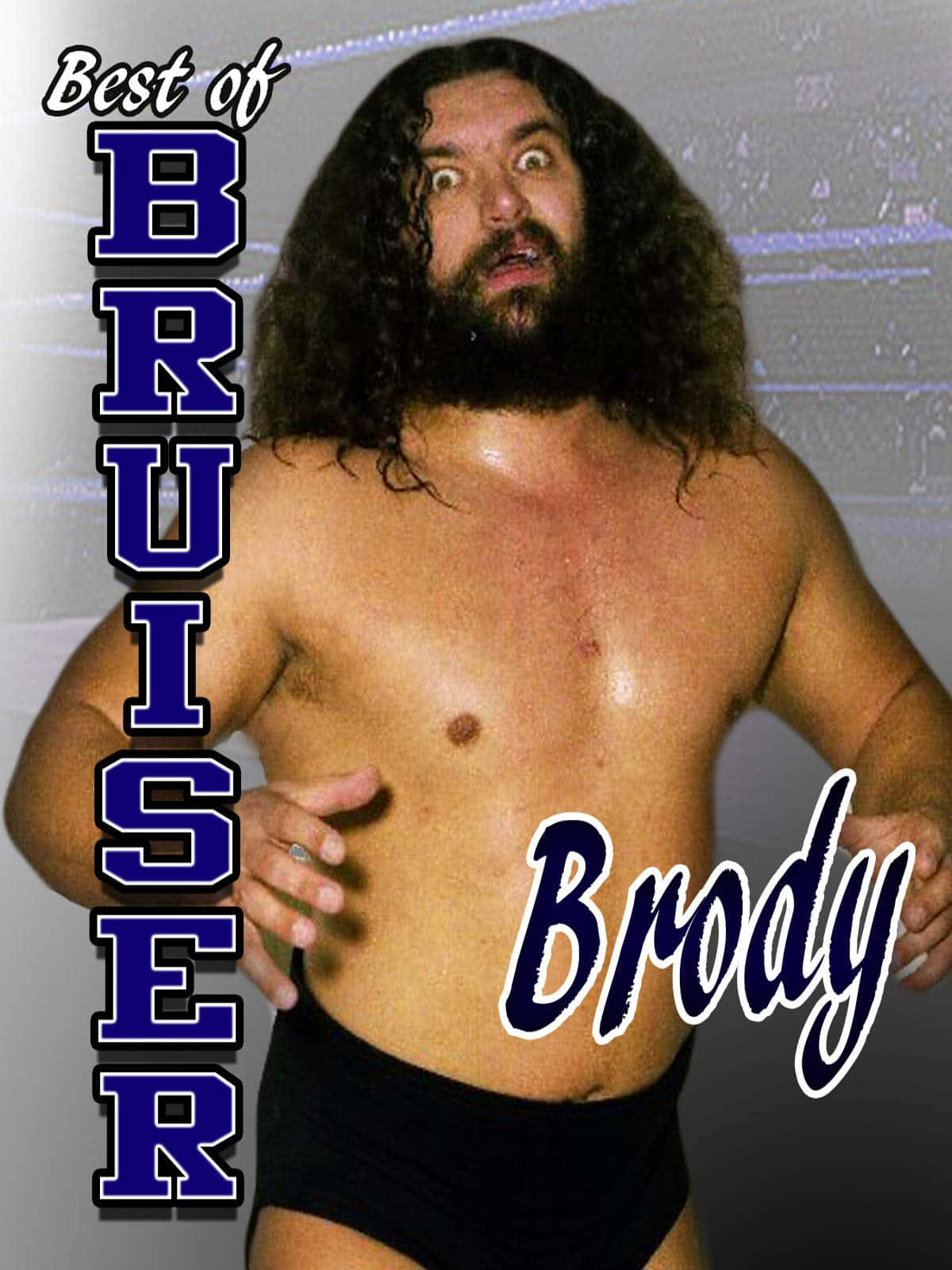 Wrestler Bruiser Brody Fan Art Background