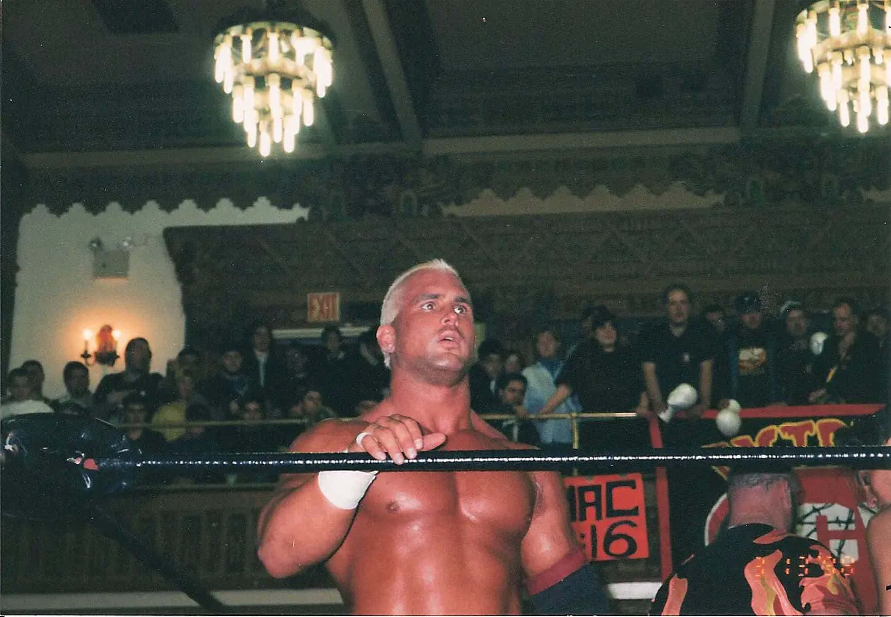 Wrestler Chris Candido In The Ring Background