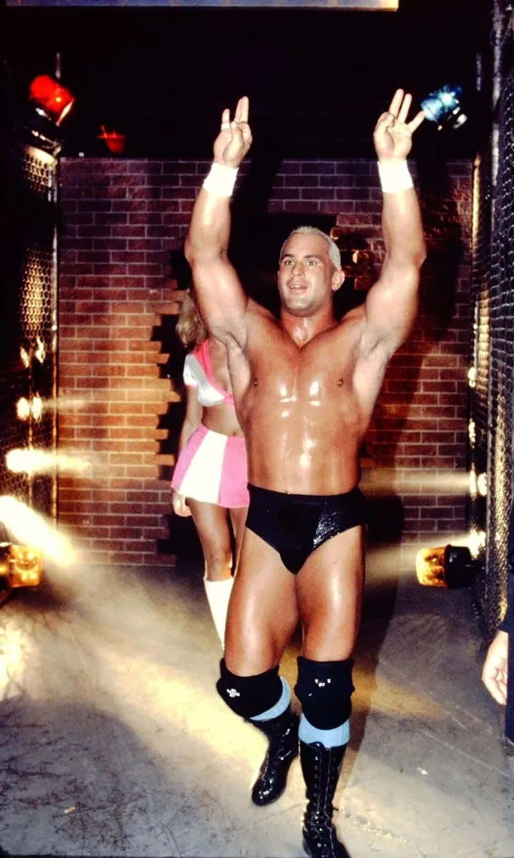 Wrestler Entrance Pose Background