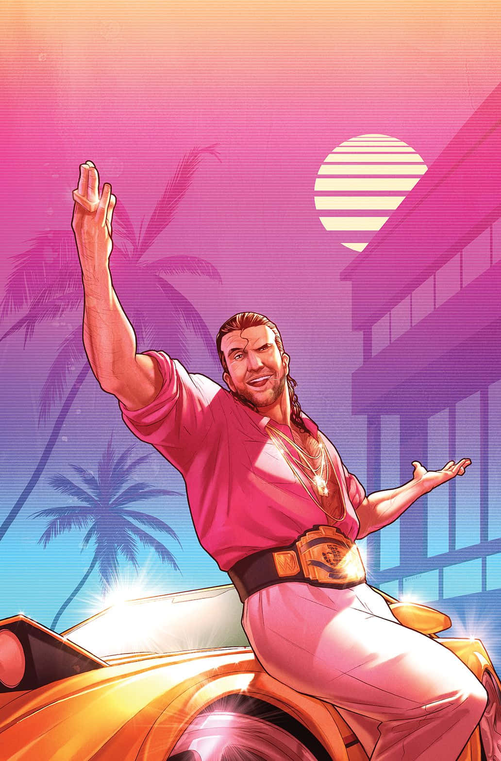 Wrestler Scott Hall Fan Art