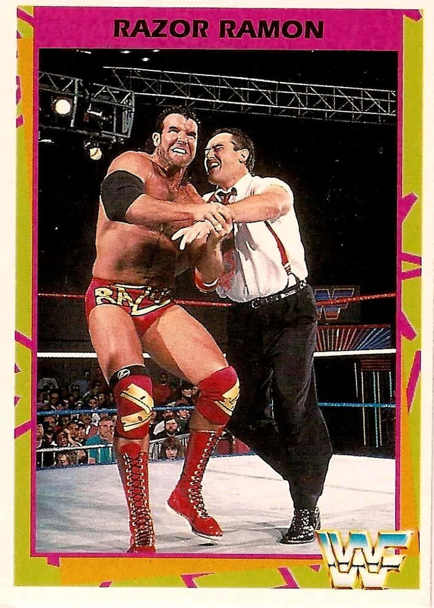 Wrestler Scott Hall With Referee