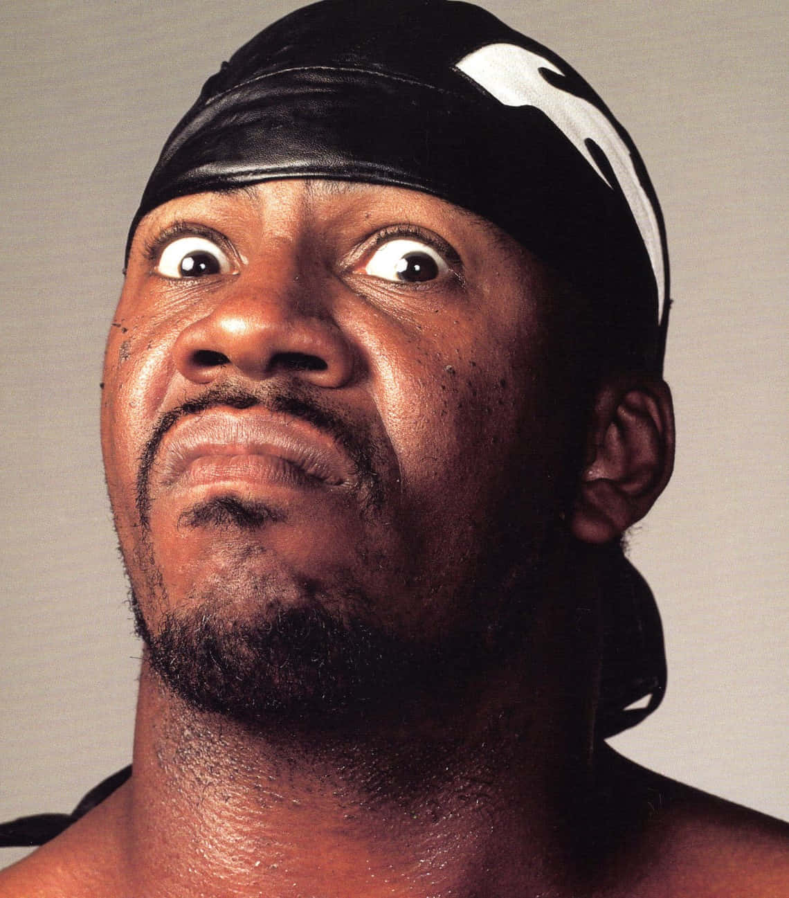 Wrestler Stevie Ray Intense Look Background
