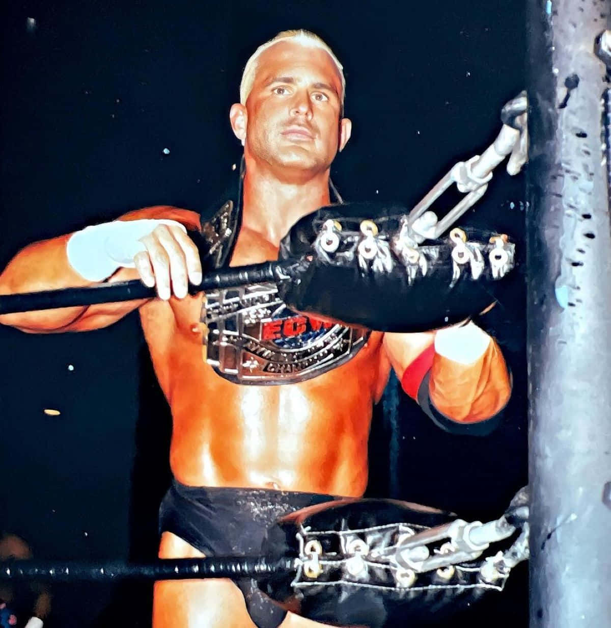 Wrestler_with_ Championship_ Belt Background