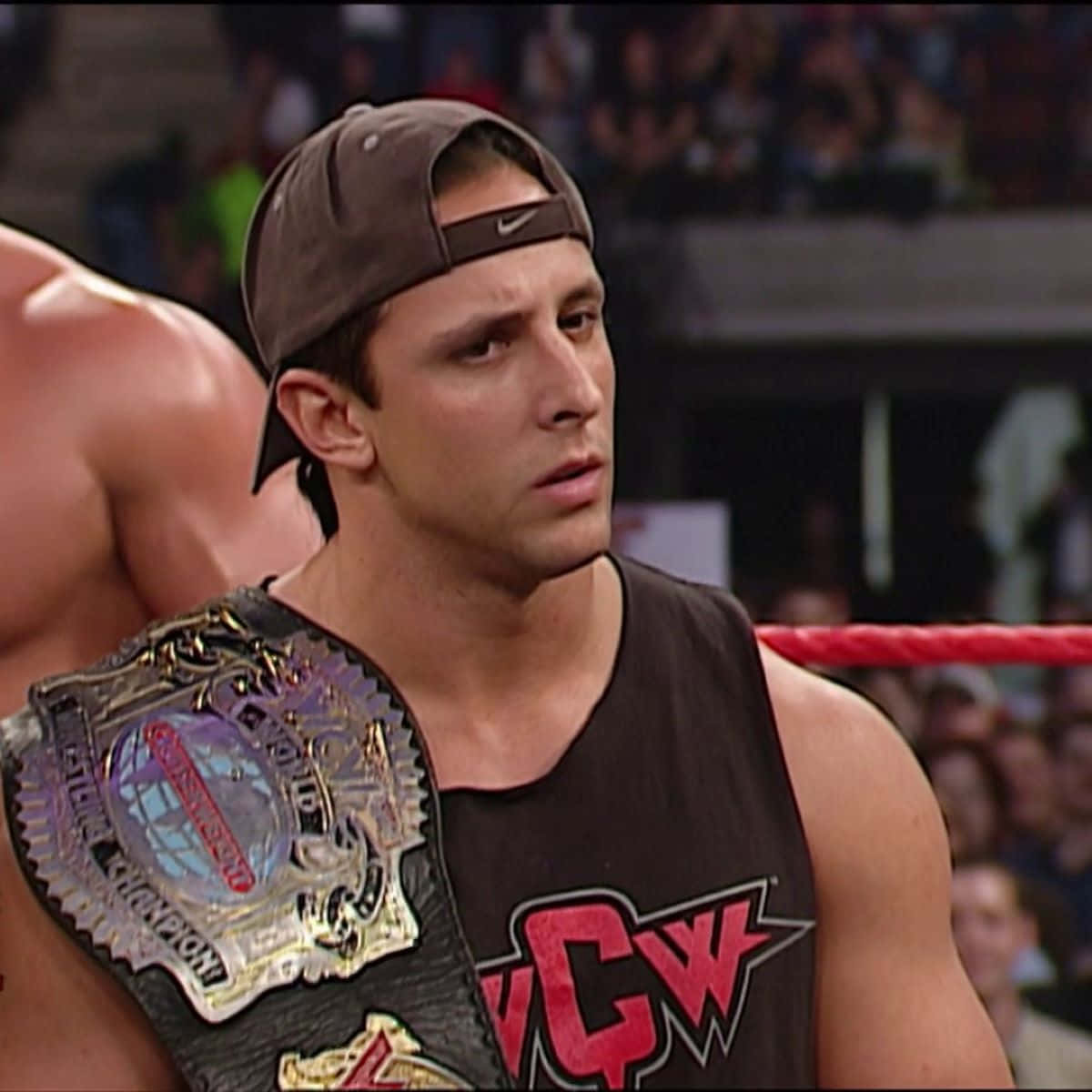 Wrestler_with_ Championship_ Belt Background