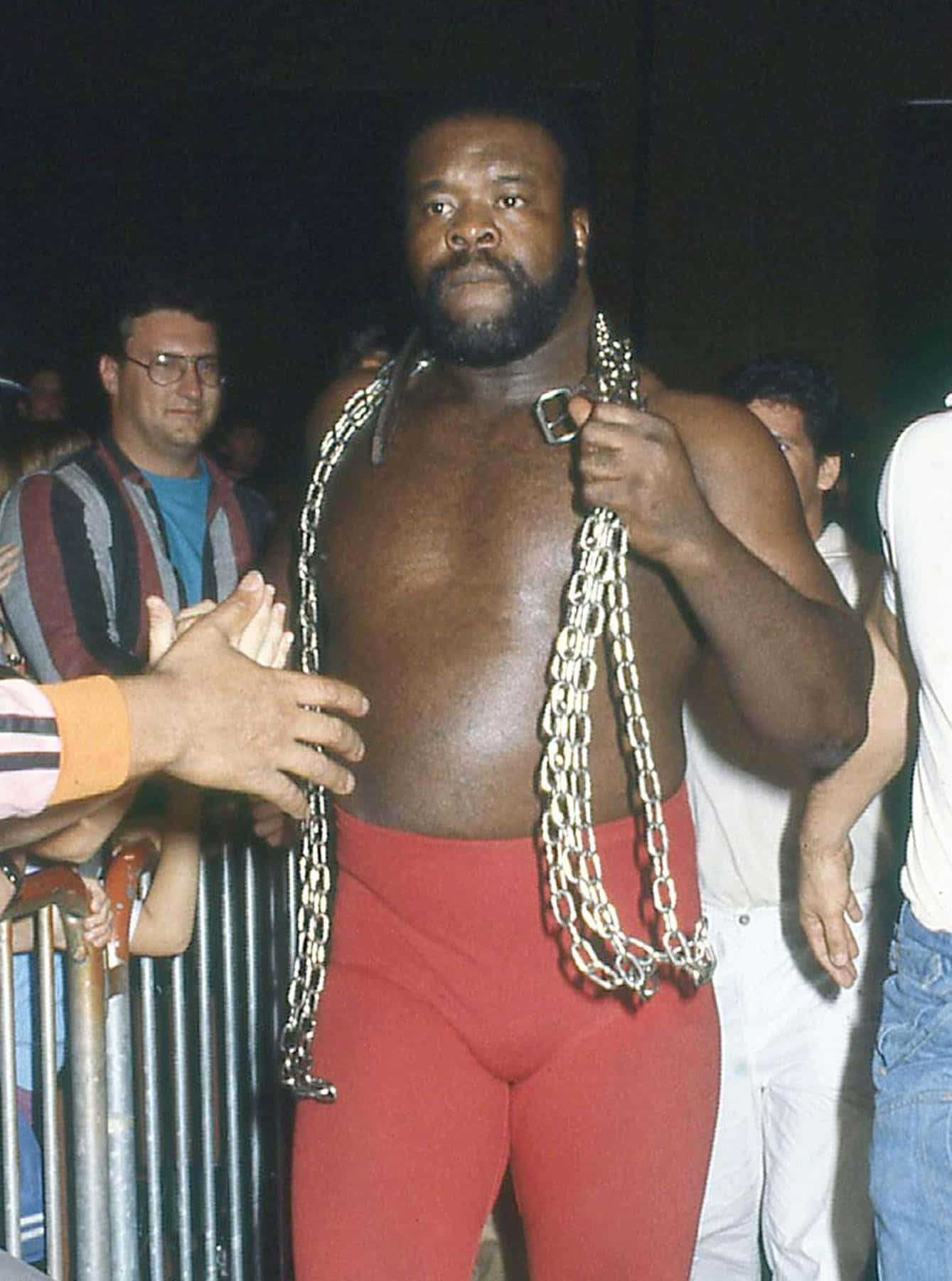 Wrestlerwith Chain Background