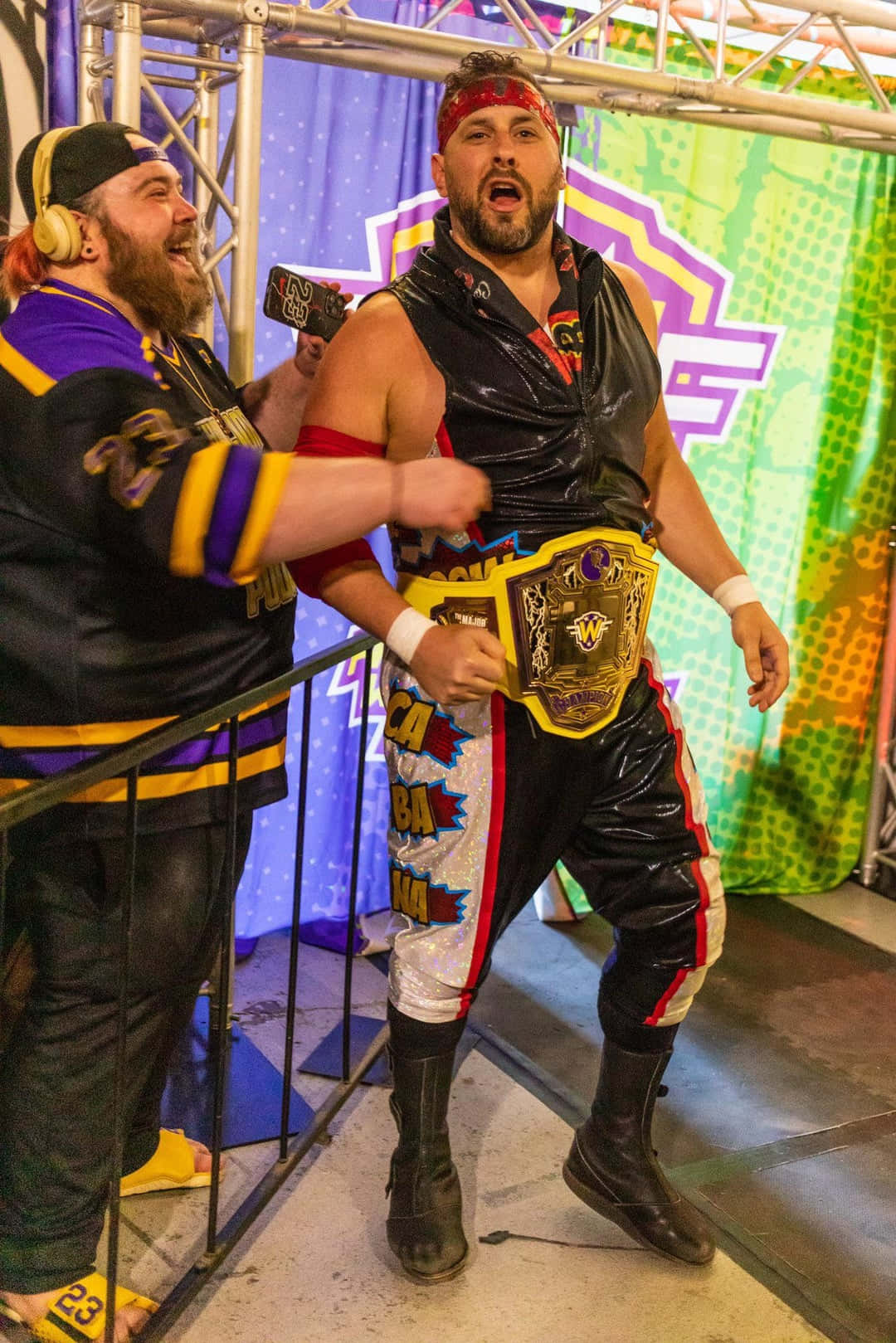 Wrestling Champion Entrance Background