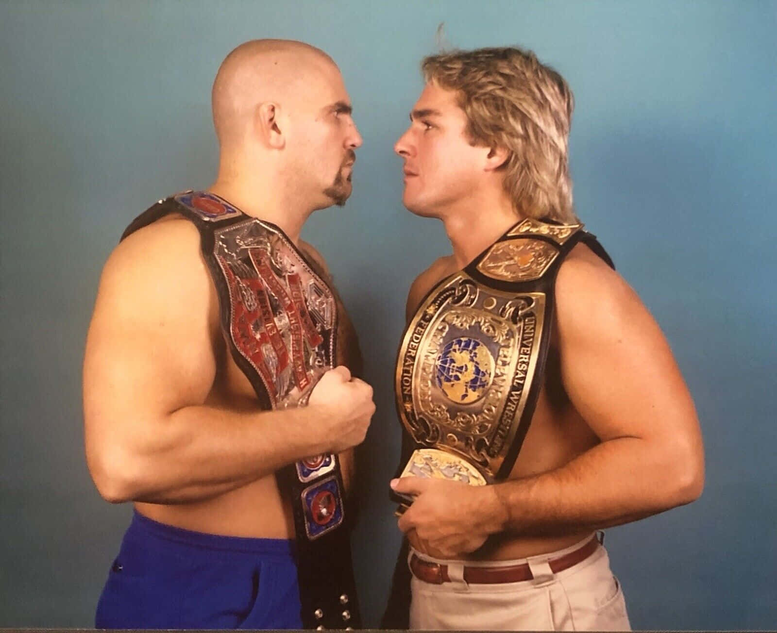 Wrestling Champions Faceoff Background