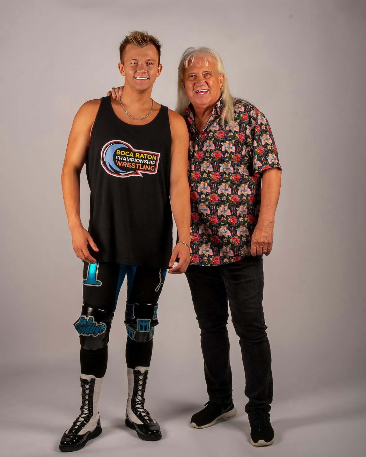 Wrestling Duo Portrait