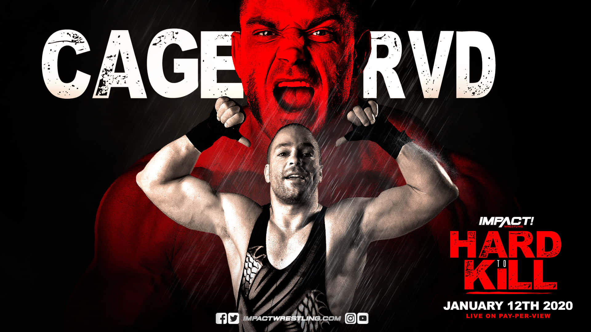 Wrestling Giants Face-off: Brian Cage Vs Rob Van Dam Background