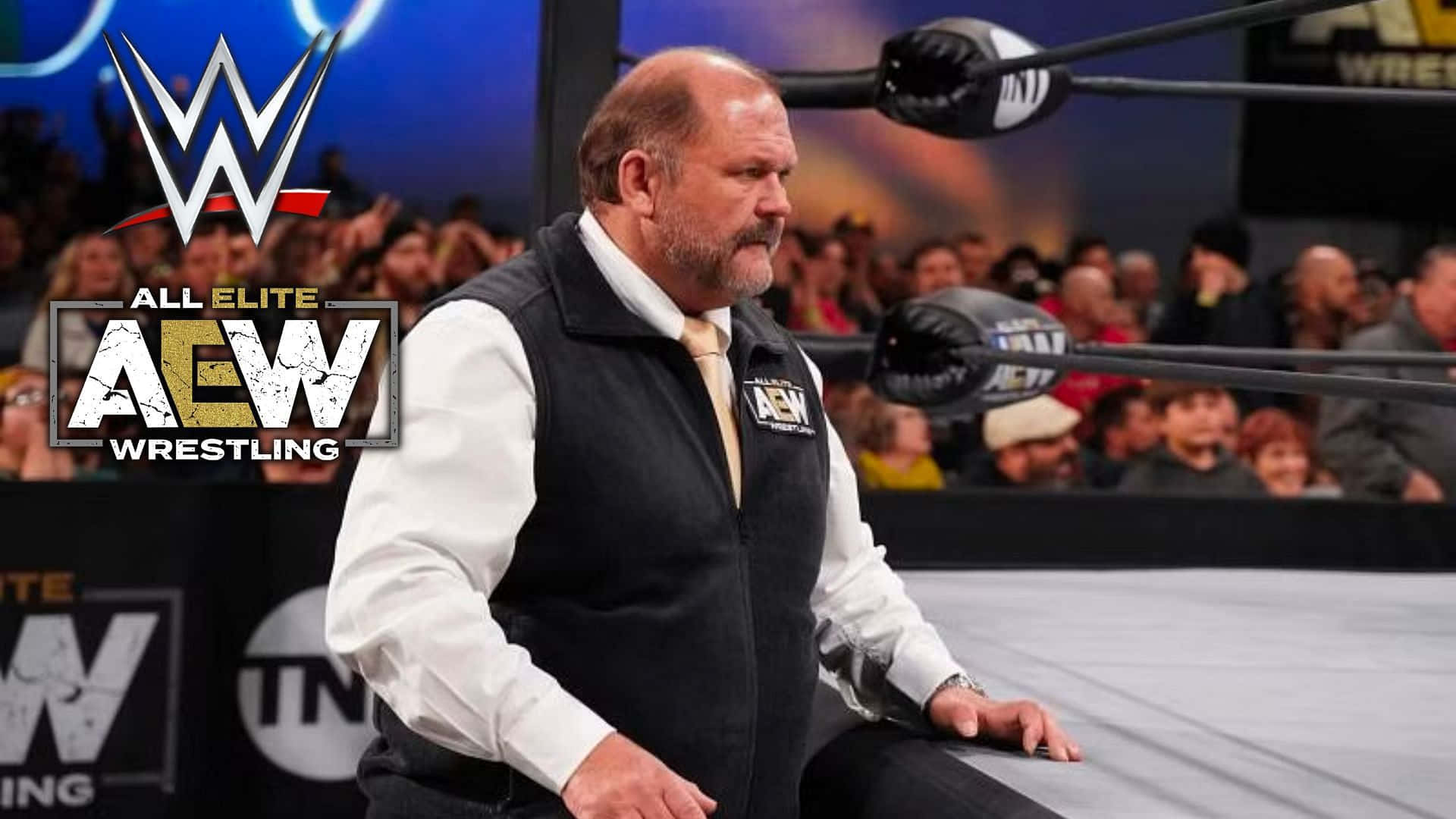 Wrestling Legend, Arn Anderson, Holding Court In Aew Ring