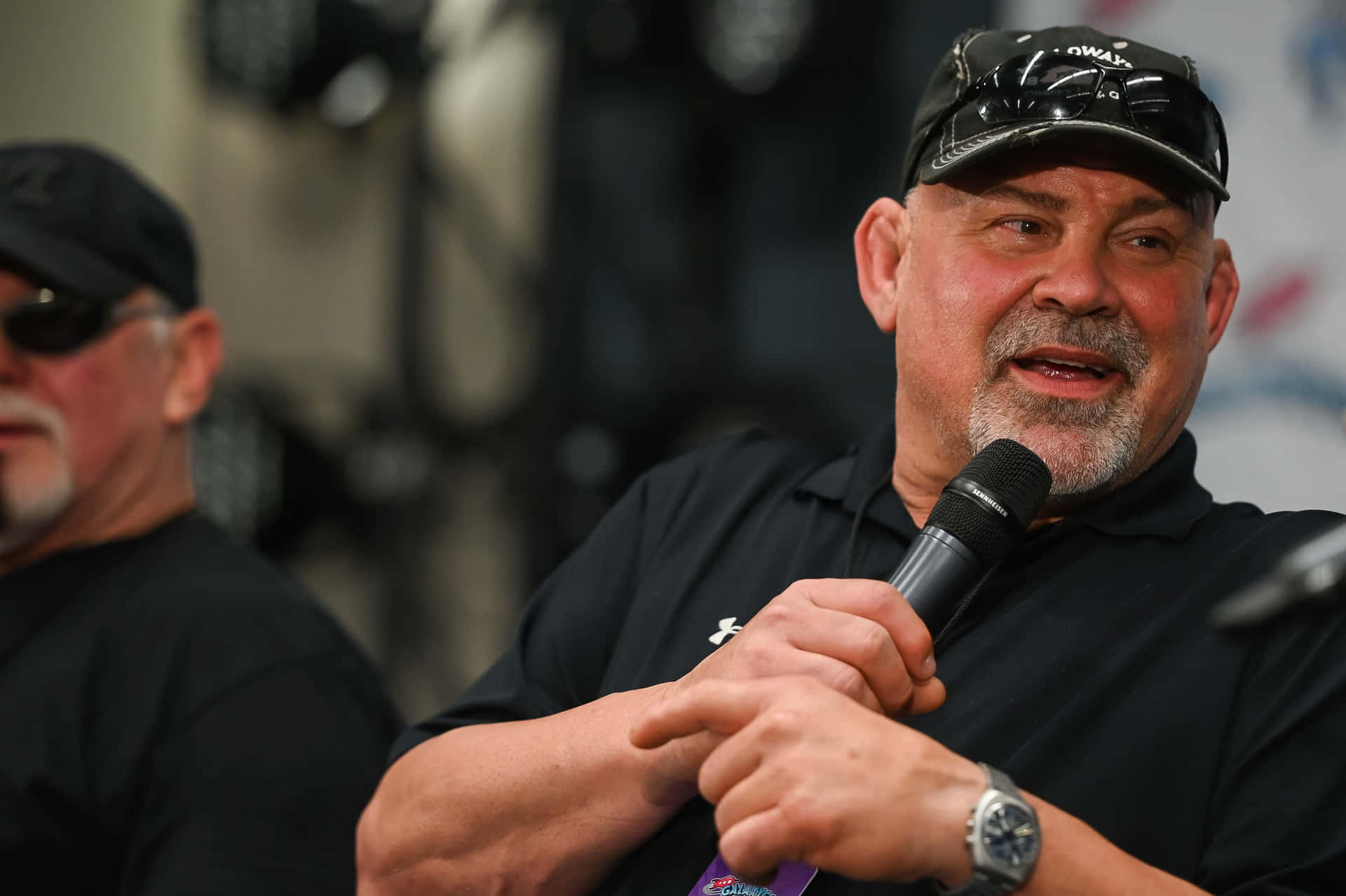 Wrestling Legend Speaking Event Background