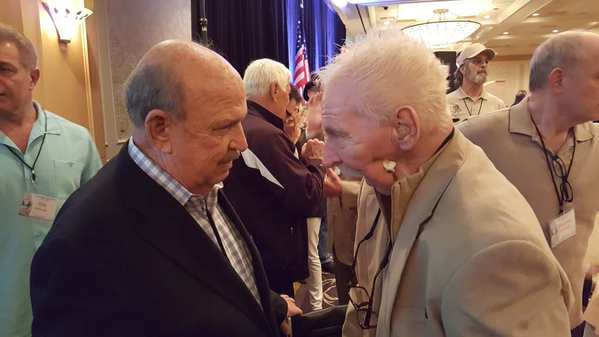 Wrestling Legends Bobby Heenan And Mean Gene In Their Prime Background