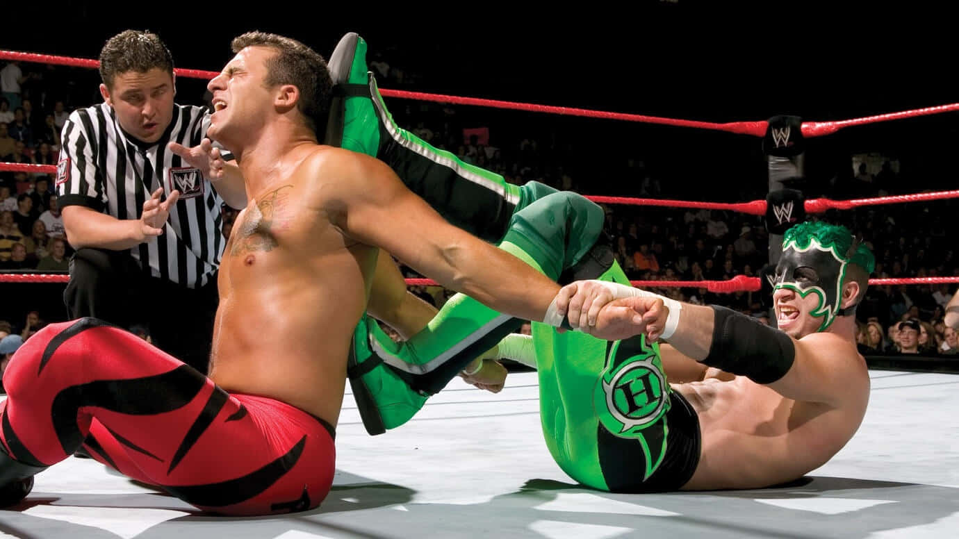 Wrestling Match Hurricane Submission Move Background