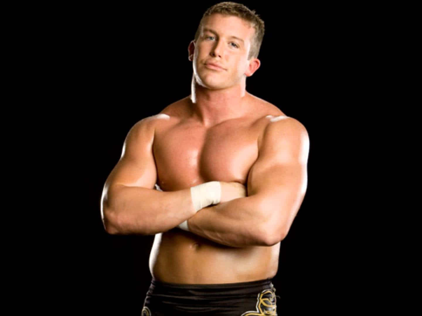 Wrestling Pro, Ted Dibiase Jr. In A Confident Stance Background