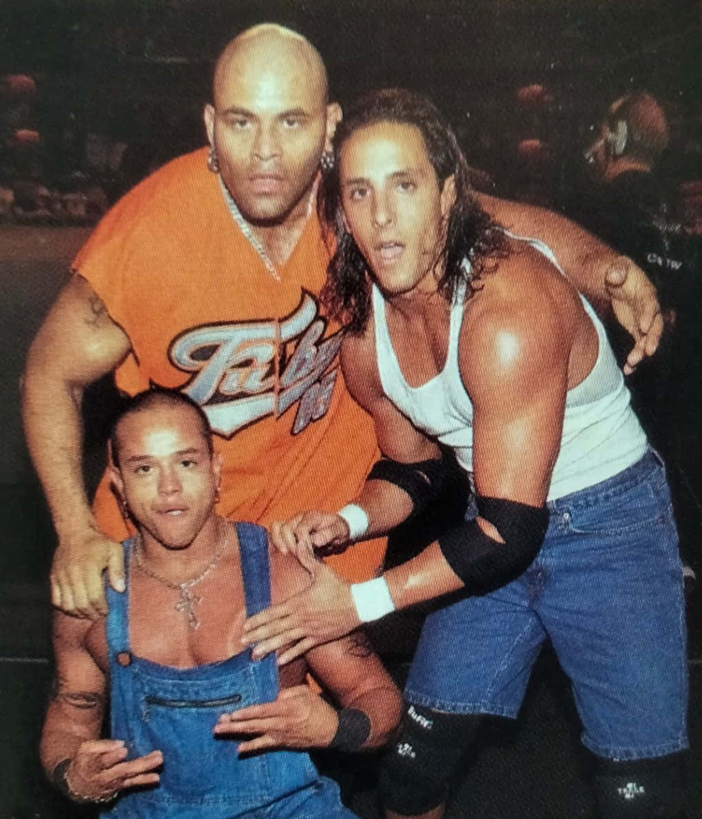 Wrestling_ Trio_ Backstage Background