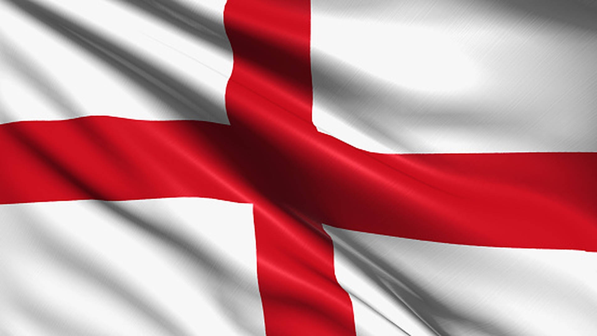 Wrinkled England Flag Background