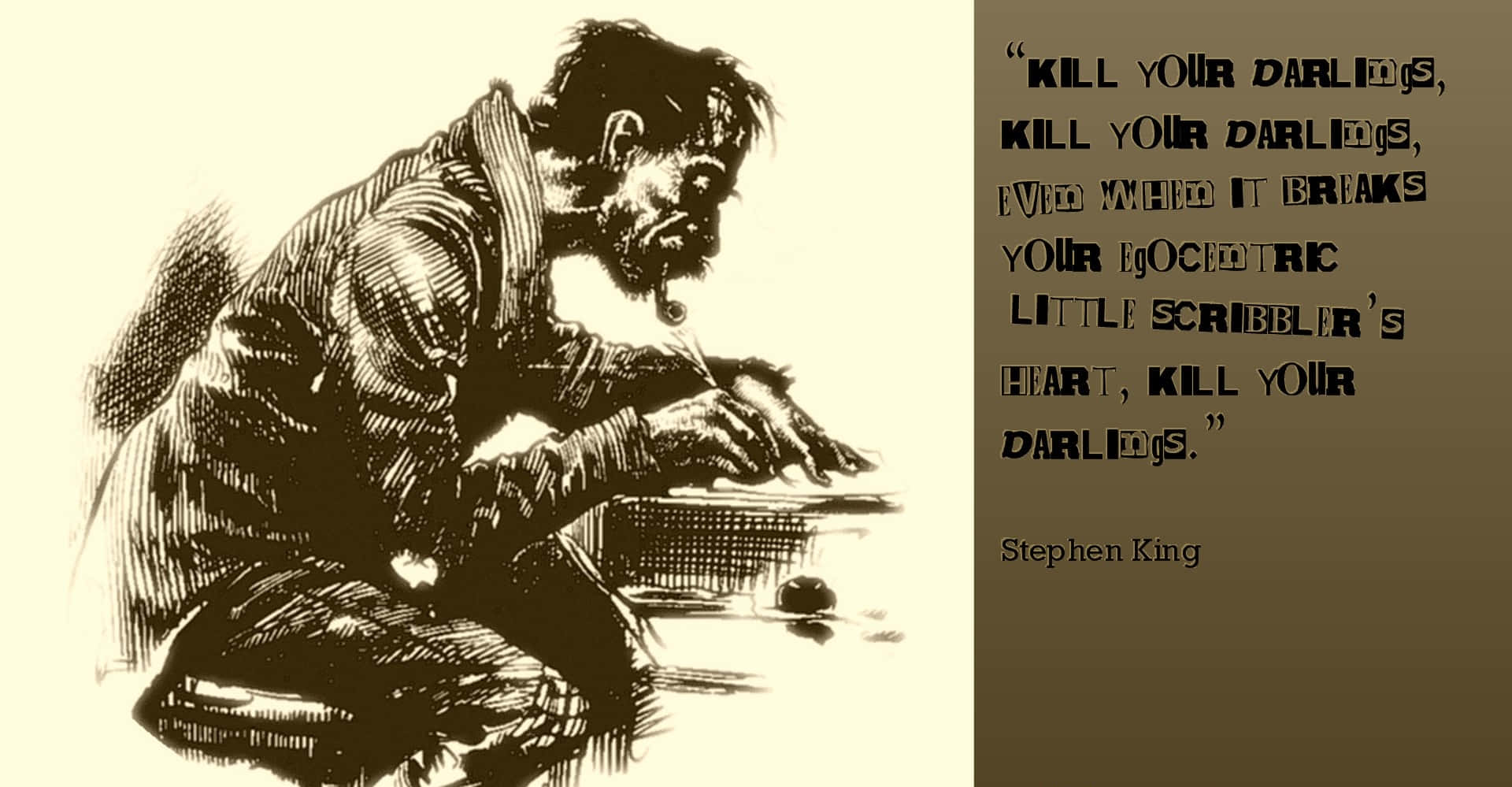 Writing Quotes By Stephen King Background