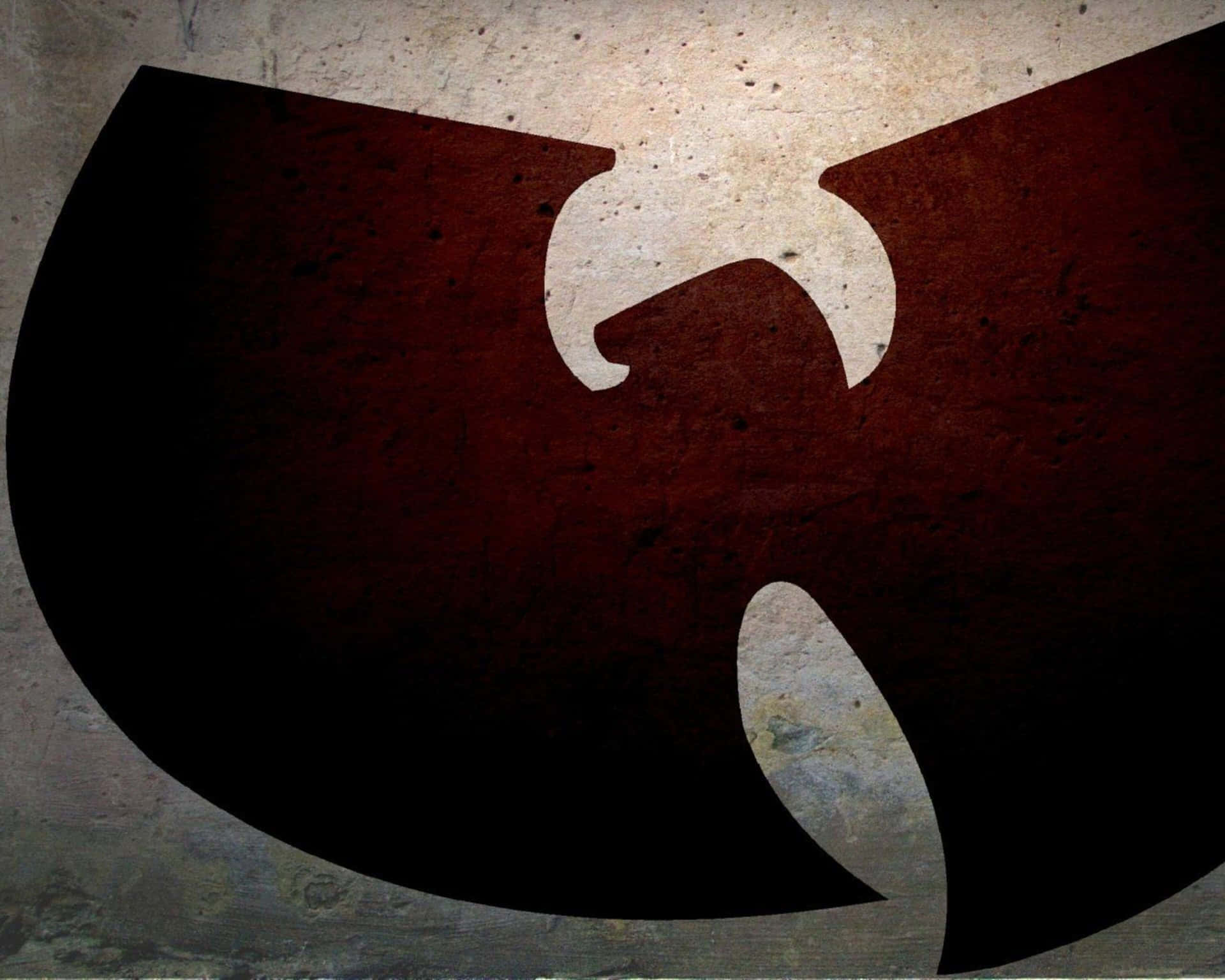Wu Tang Clan Logo Painted On The Concrete 4k Background