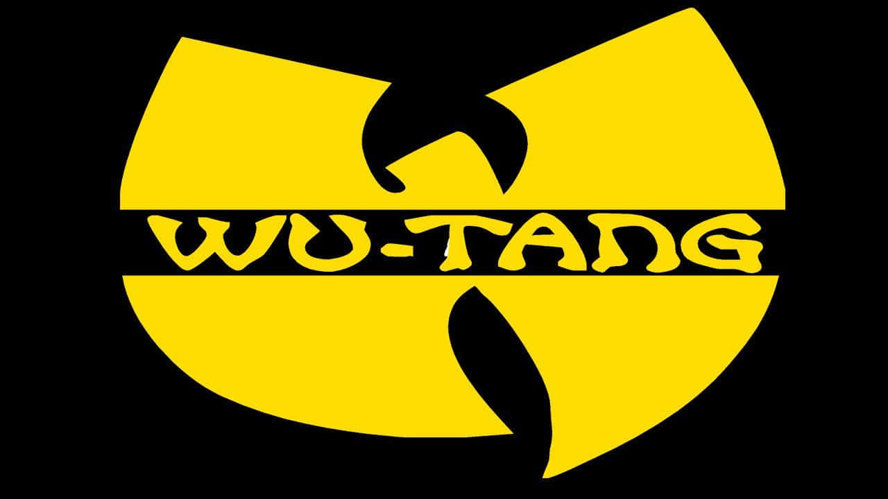 Wu Tang Logo On A Black Background Background