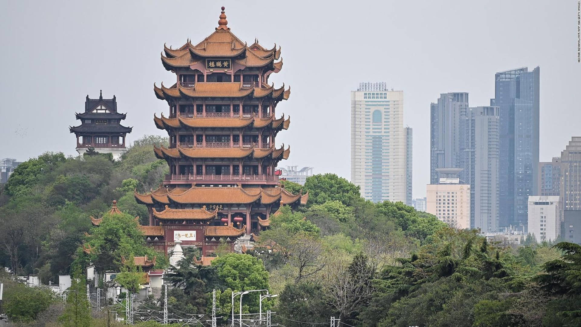 Wuhan Yellow Crane Tower China Background