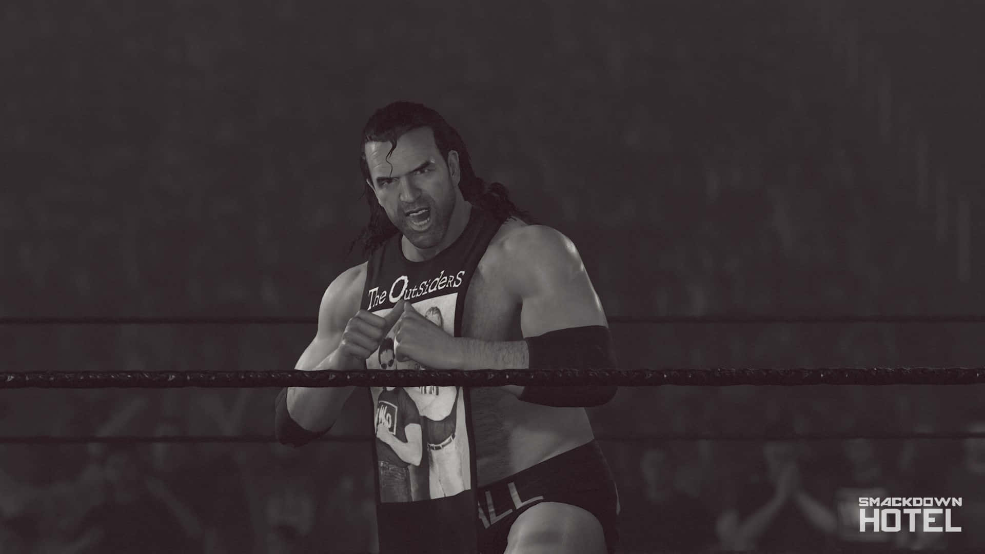 Wwe 2k22 Player Scott Hall Fighting Stance
