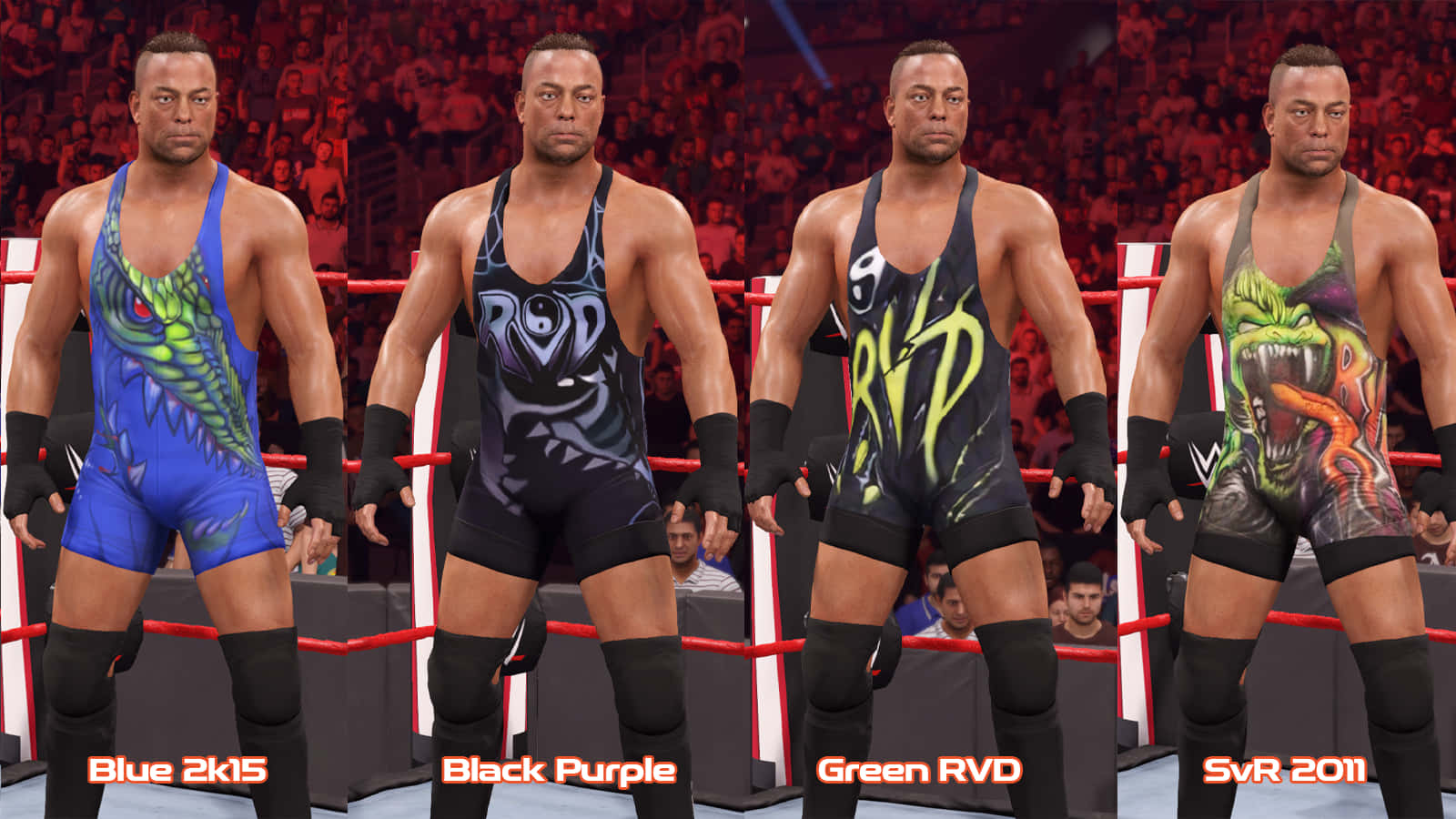 Wwe 2k22 Rob Van Dam Outfits Background