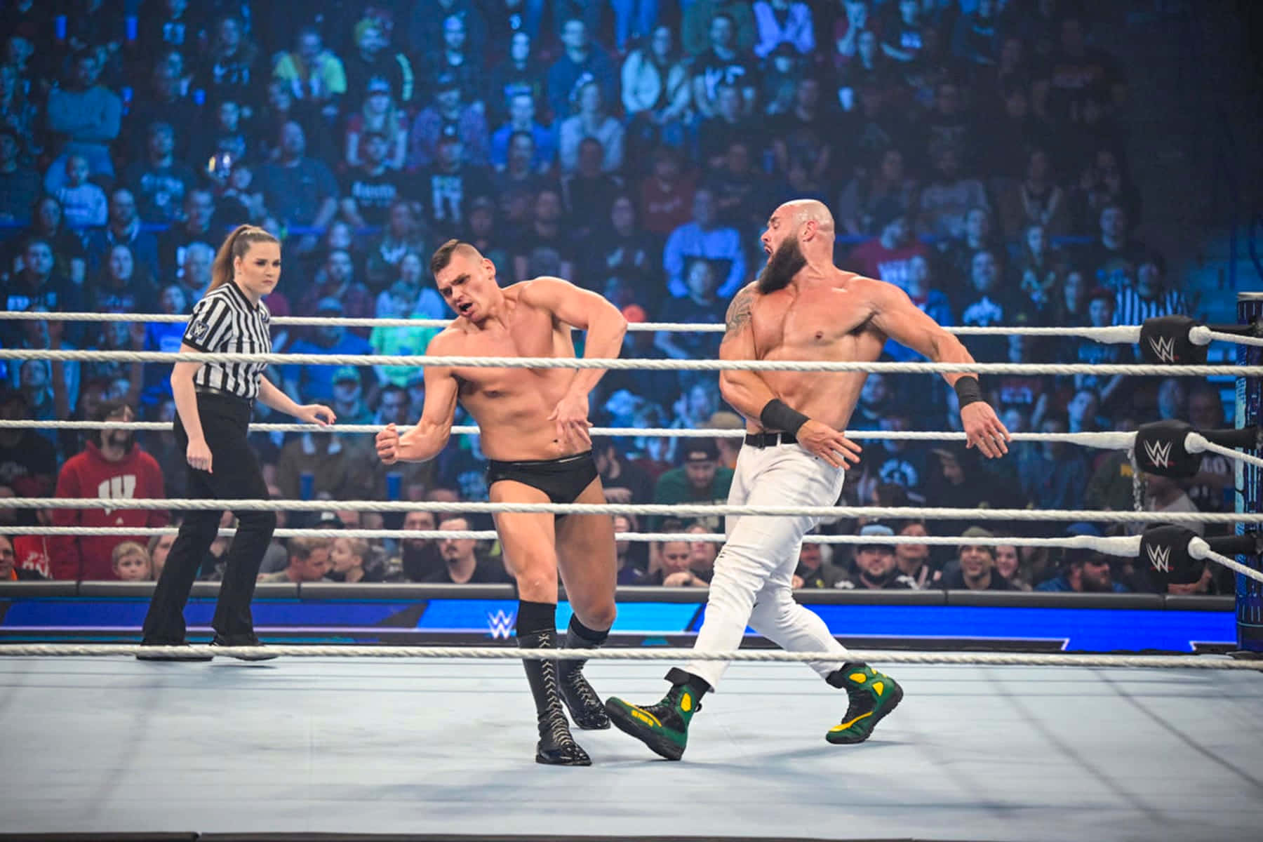 Wwe American Wrestler Braun Strowman Smackdown 2023 Background