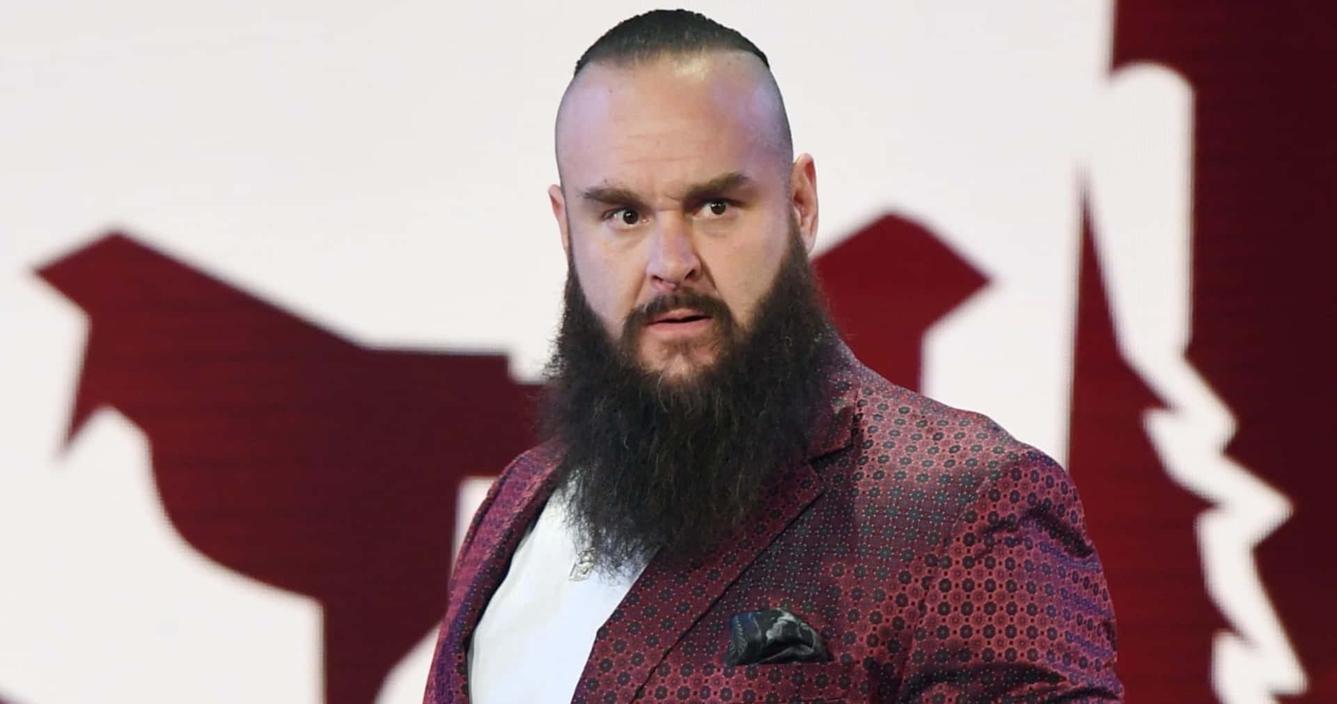 Wwe American Wrestler Braun Strowman T-mobile 2019 Background